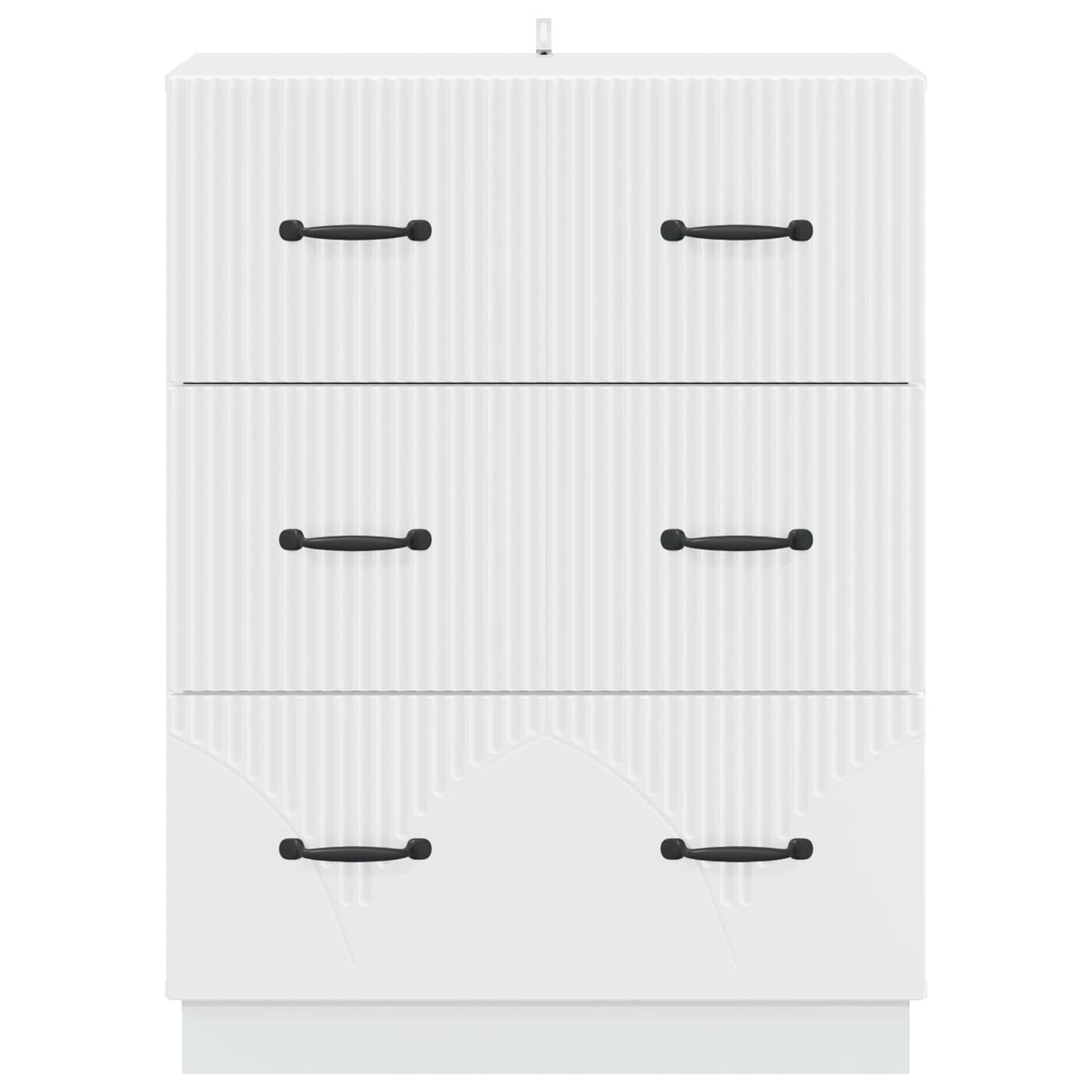Ladenkast Wit 66 x 34,5 x 87 cm Bewerkt hout is nu te koop bij PeponiXL, paradijselijk wonen!