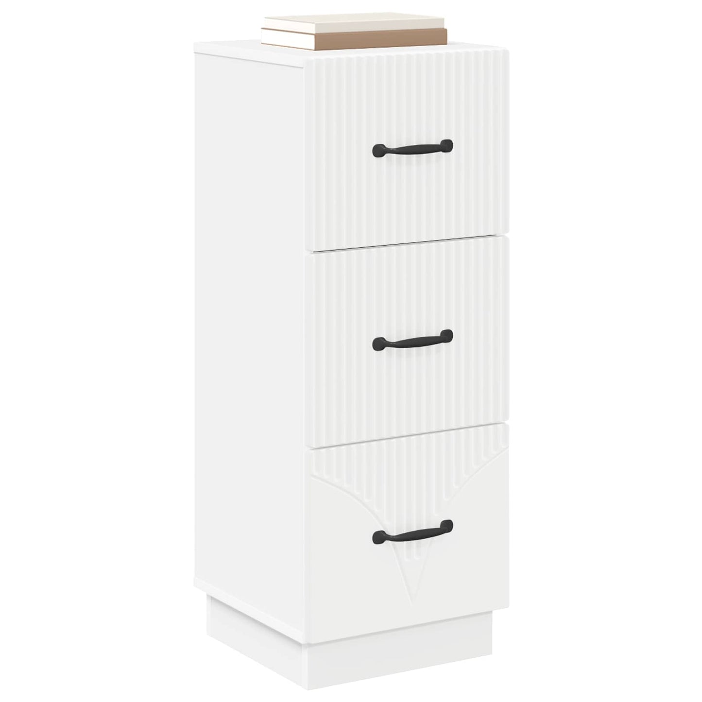 Ladenkast Wit 33 x 34,5 x 87 cm Bewerkt hout is nu te koop bij PeponiXL, paradijselijk wonen!