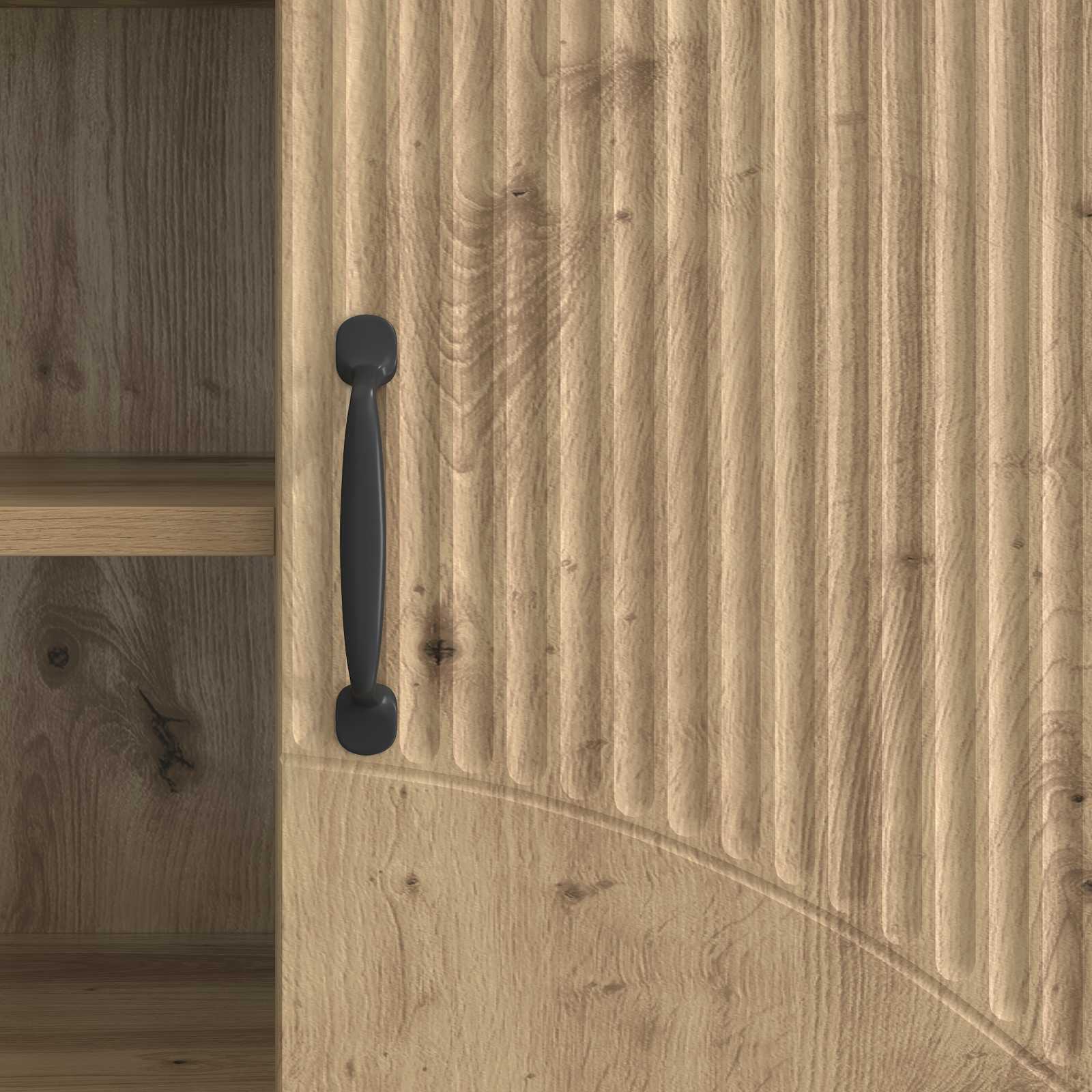 TV-kast Artisanaal eiken 150 x 31 x 47 cm Bewerkt hout is nu te koop bij PeponiXL, paradijselijk wonen!