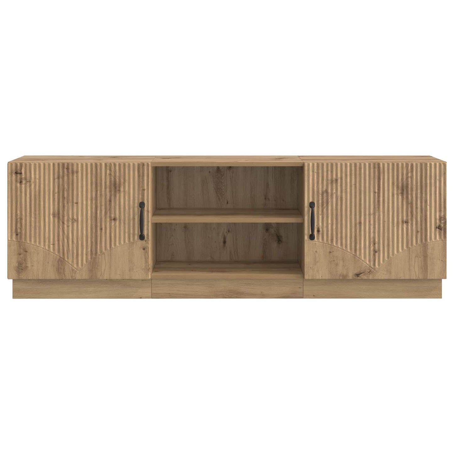 TV-kast Artisanaal eiken 150 x 31 x 47 cm Bewerkt hout is nu te koop bij PeponiXL, paradijselijk wonen!
