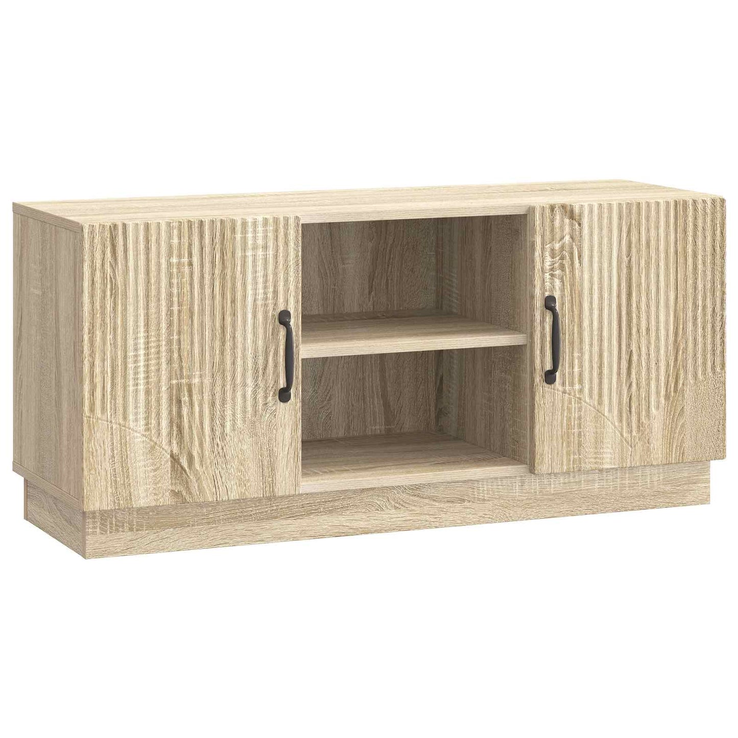 TV-kast Sonoma Eiken 102 x 34,5 x 47 cm Bewerkt hout is nu te koop bij PeponiXL, paradijselijk wonen!