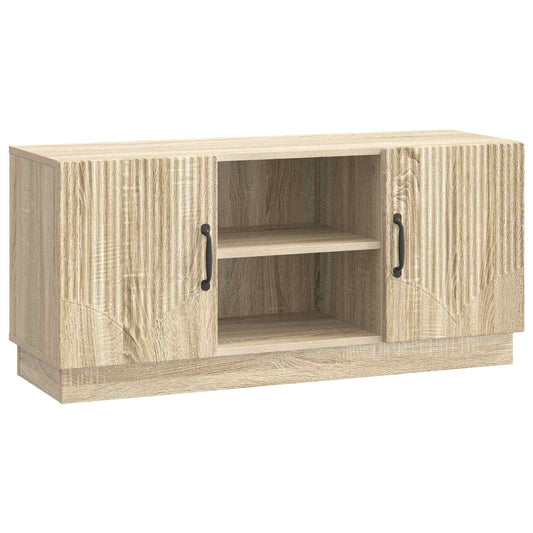 TV-kast Sonoma Eiken 102 x 34,5 x 47 cm Bewerkt hout is nu te koop bij PeponiXL, paradijselijk wonen!