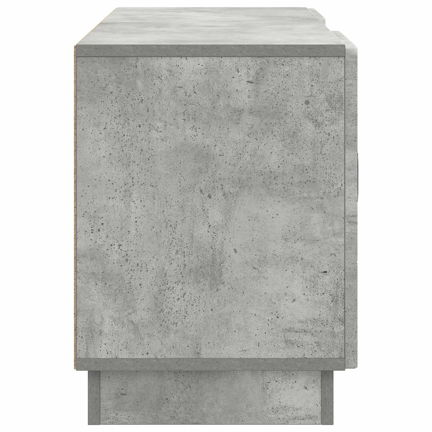 TV-kast Betongrijs 102 x 34,5 x 47 cm Bewerkt hout is nu te koop bij PeponiXL, paradijselijk wonen!