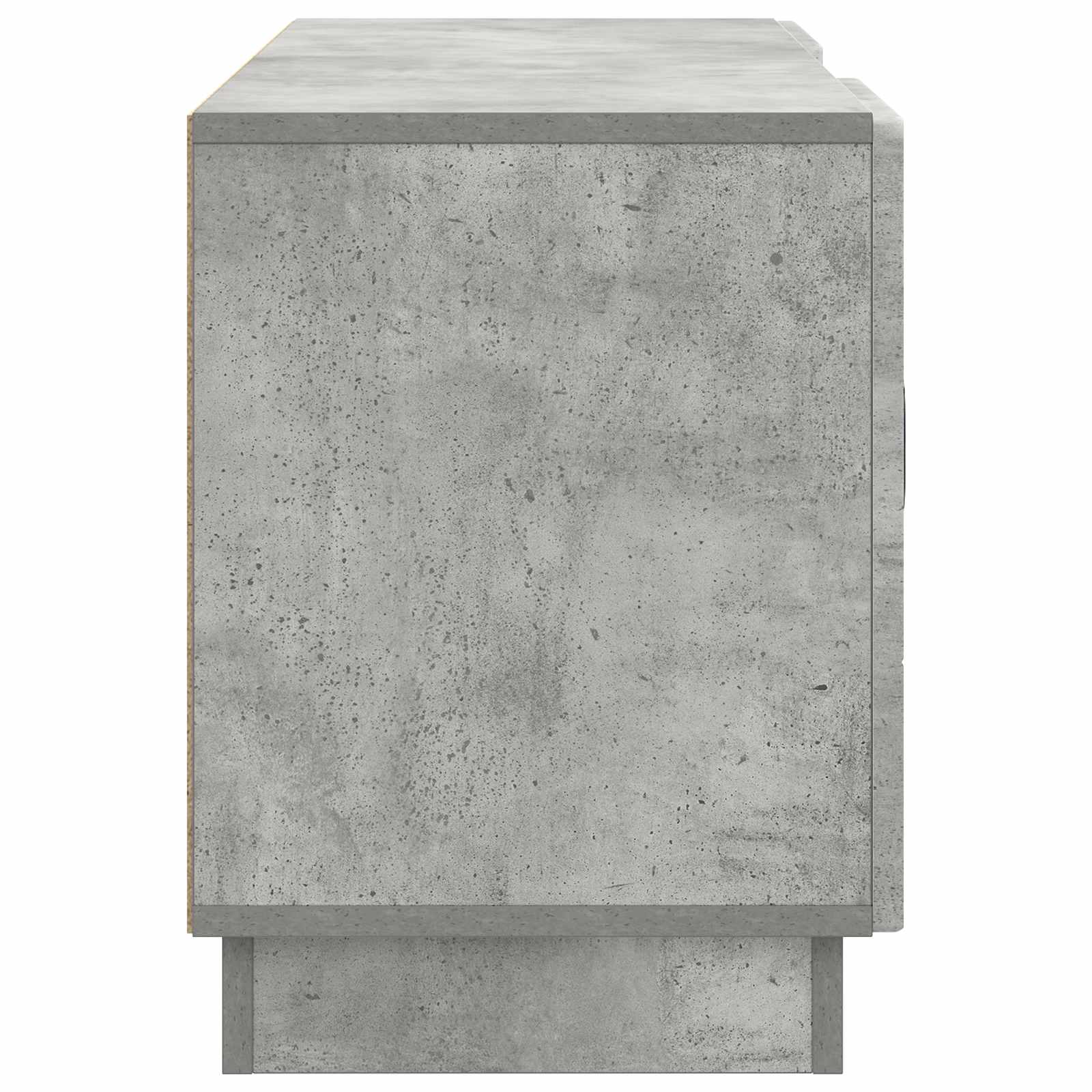 TV-kast Betongrijs 102 x 34,5 x 47 cm Bewerkt hout is nu te koop bij PeponiXL, paradijselijk wonen!