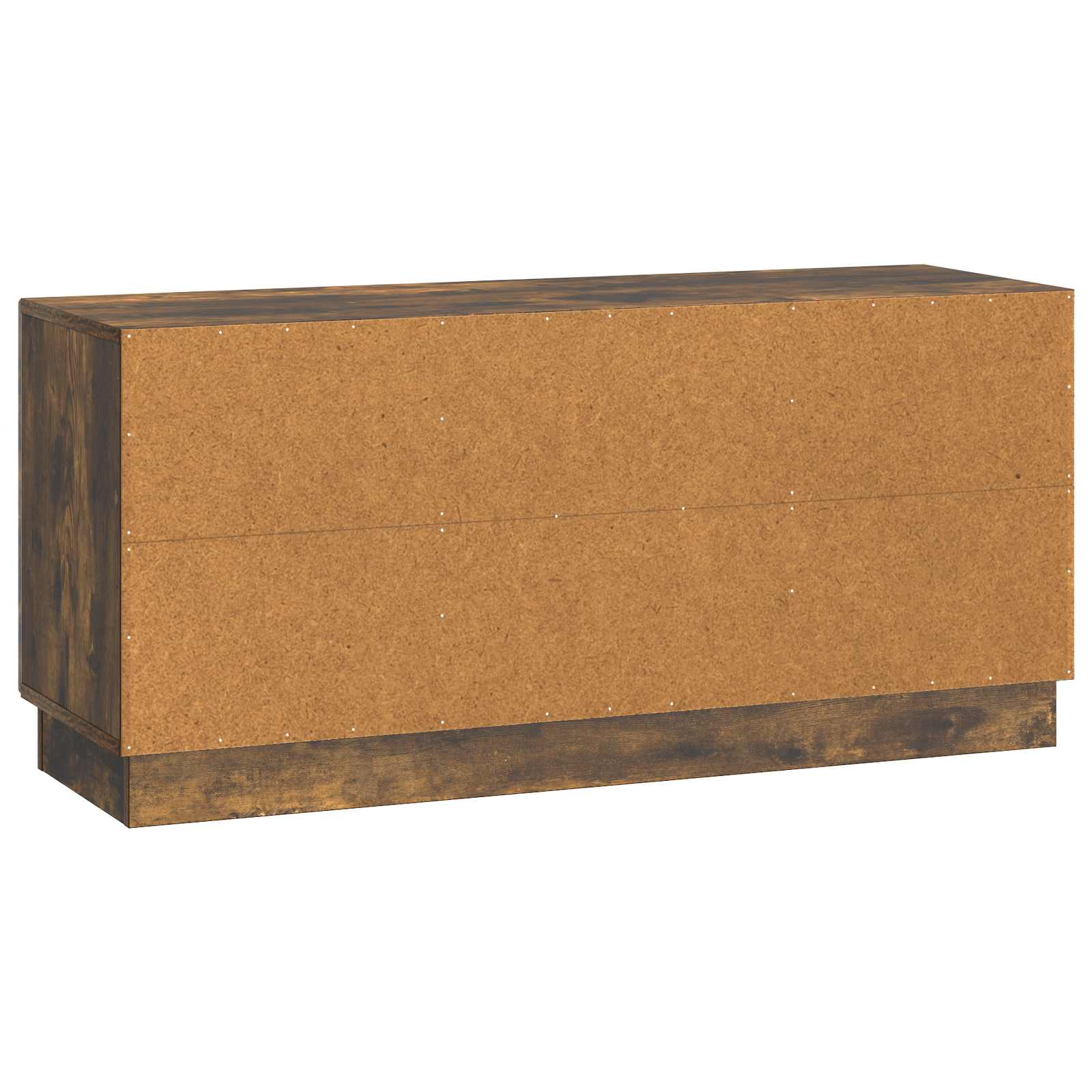 TV-kast Gerookt eiken 102 x 34,5 x 47 cm Bewerkt hout is nu te koop bij PeponiXL, paradijselijk wonen!