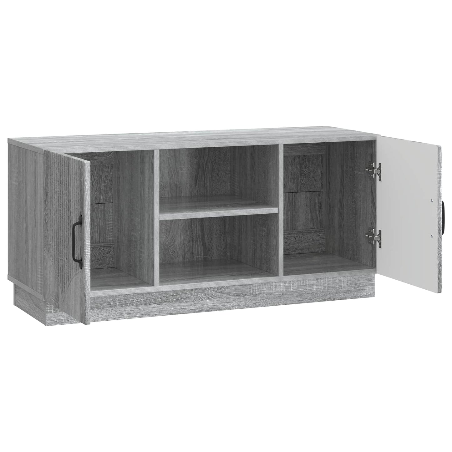 TV-kast Grijs sonoma 102 x 34,5 x 47 cm Bewerkt hout is nu te koop bij PeponiXL, paradijselijk wonen!