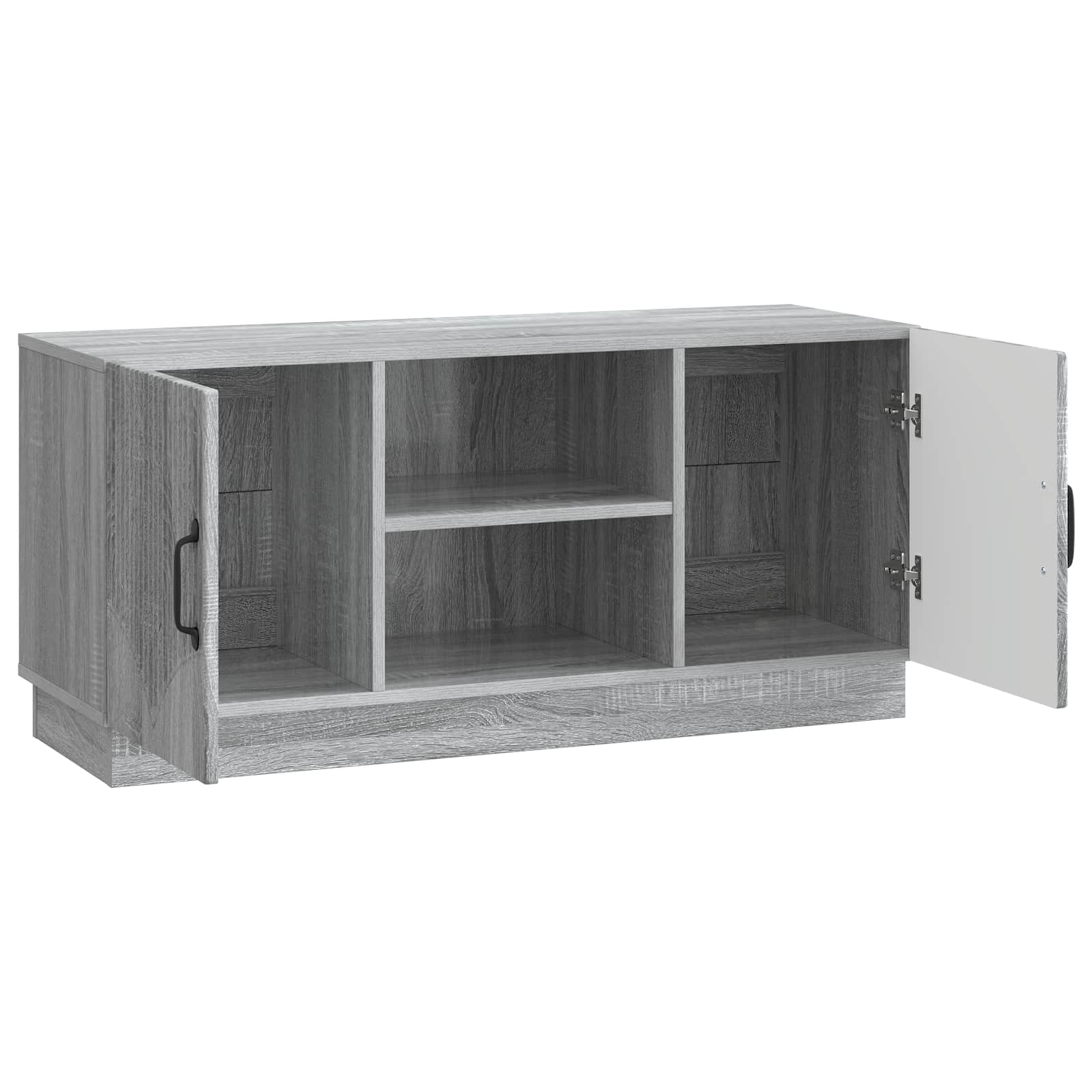 TV-kast Grijs sonoma 102 x 34,5 x 47 cm Bewerkt hout is nu te koop bij PeponiXL, paradijselijk wonen!