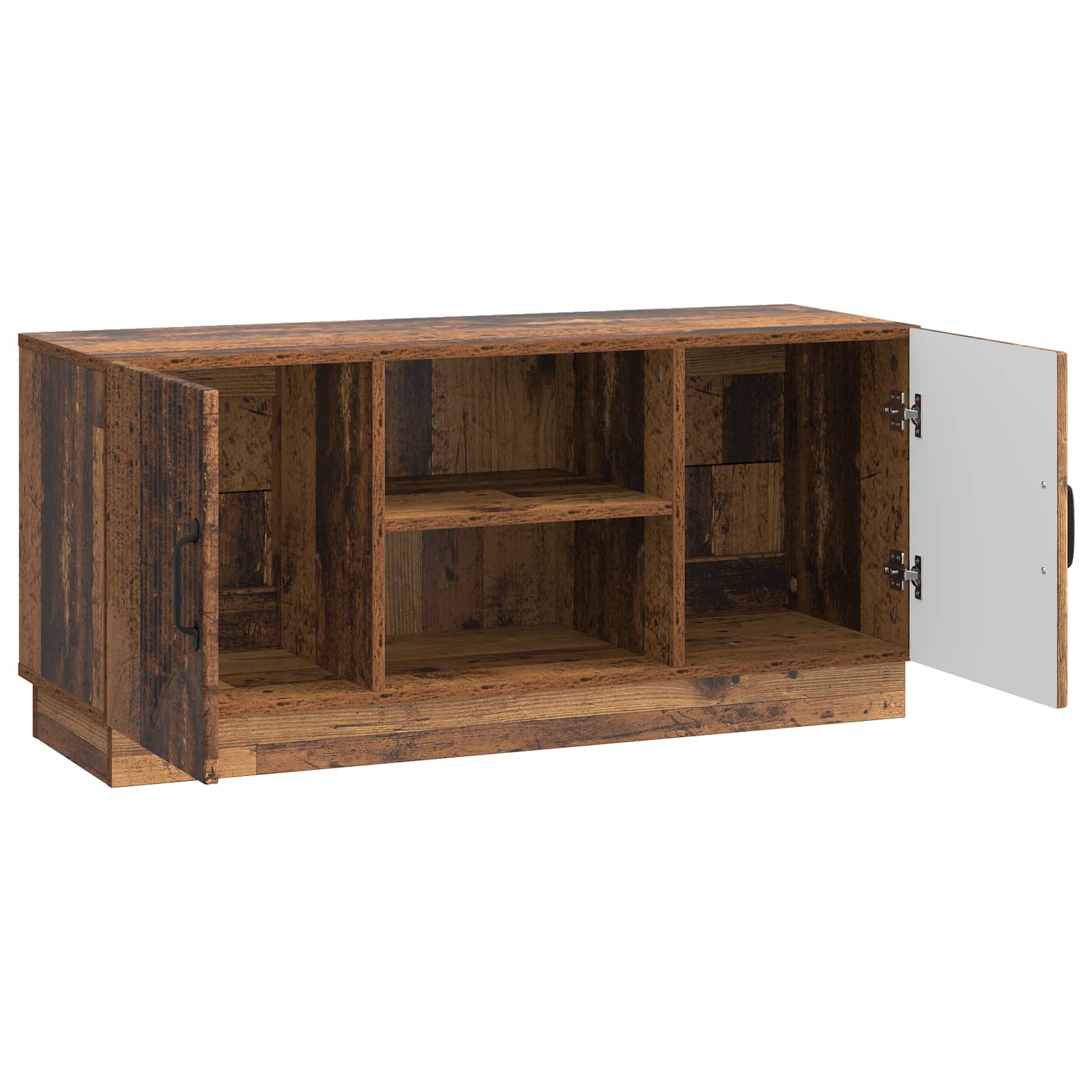 TV-kast Oud hout 102 x 34,5 x 47 cm Bewerkt hout is nu te koop bij PeponiXL, paradijselijk wonen!