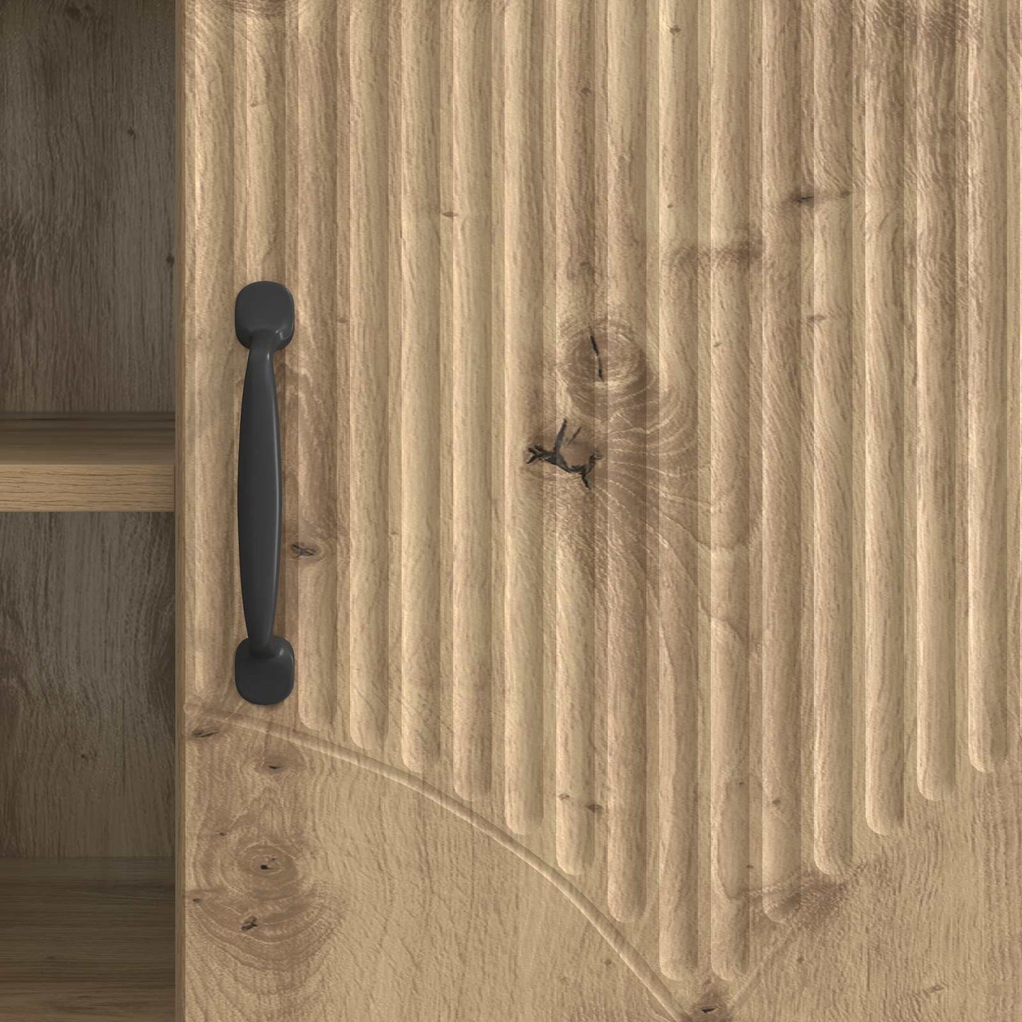 TV-kast Artisanaal eiken 102 x 34,5 x 47 cm Bewerkt hout is nu te koop bij PeponiXL, paradijselijk wonen!