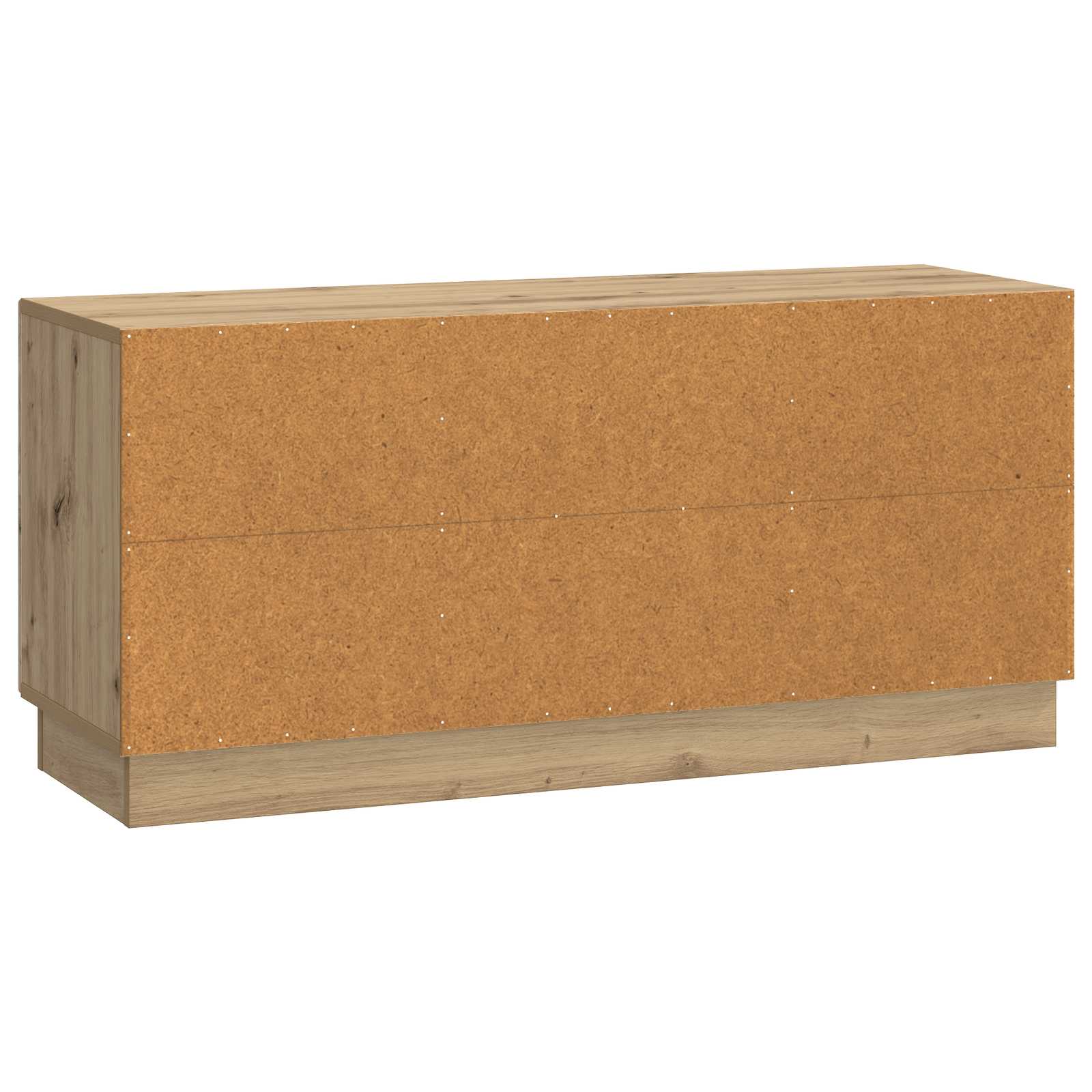 TV-kast Artisanaal eiken 102 x 34,5 x 47 cm Bewerkt hout is nu te koop bij PeponiXL, paradijselijk wonen!