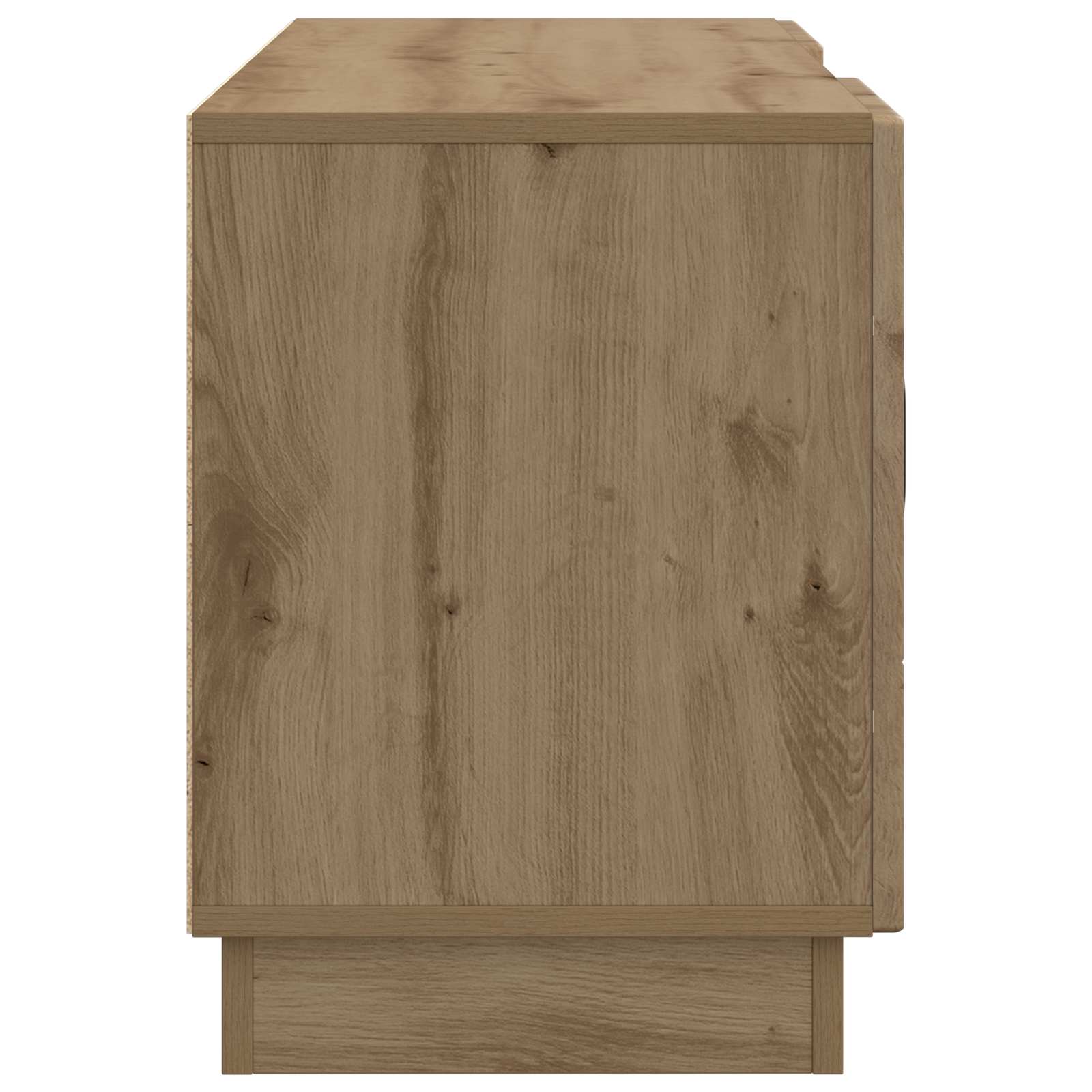 TV-kast Artisanaal eiken 102 x 34,5 x 47 cm Bewerkt hout is nu te koop bij PeponiXL, paradijselijk wonen!