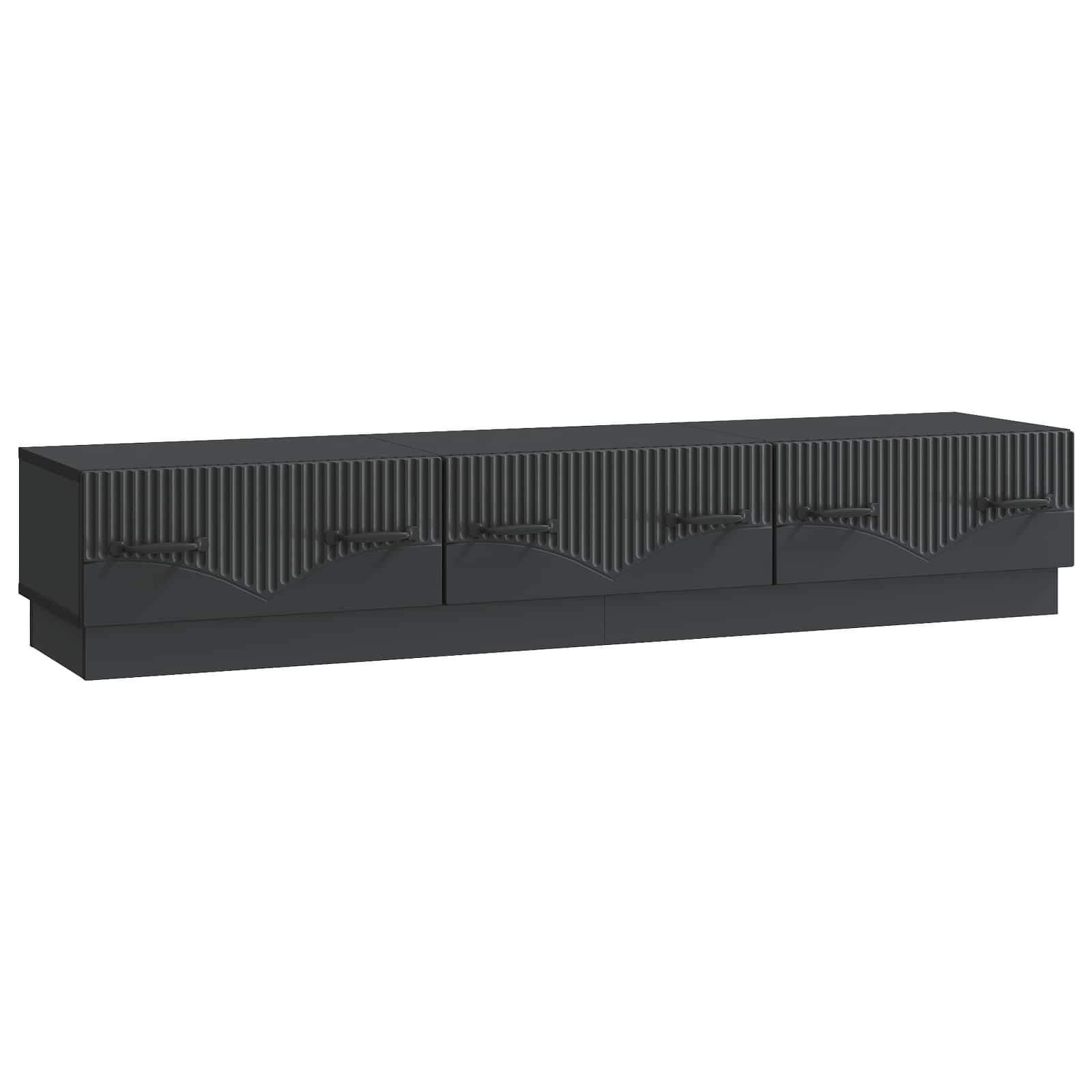 TV-kast met lade Zwart 147 x 34,5 x 27 cm Bewerkt hout is nu te koop bij PeponiXL, paradijselijk wonen!