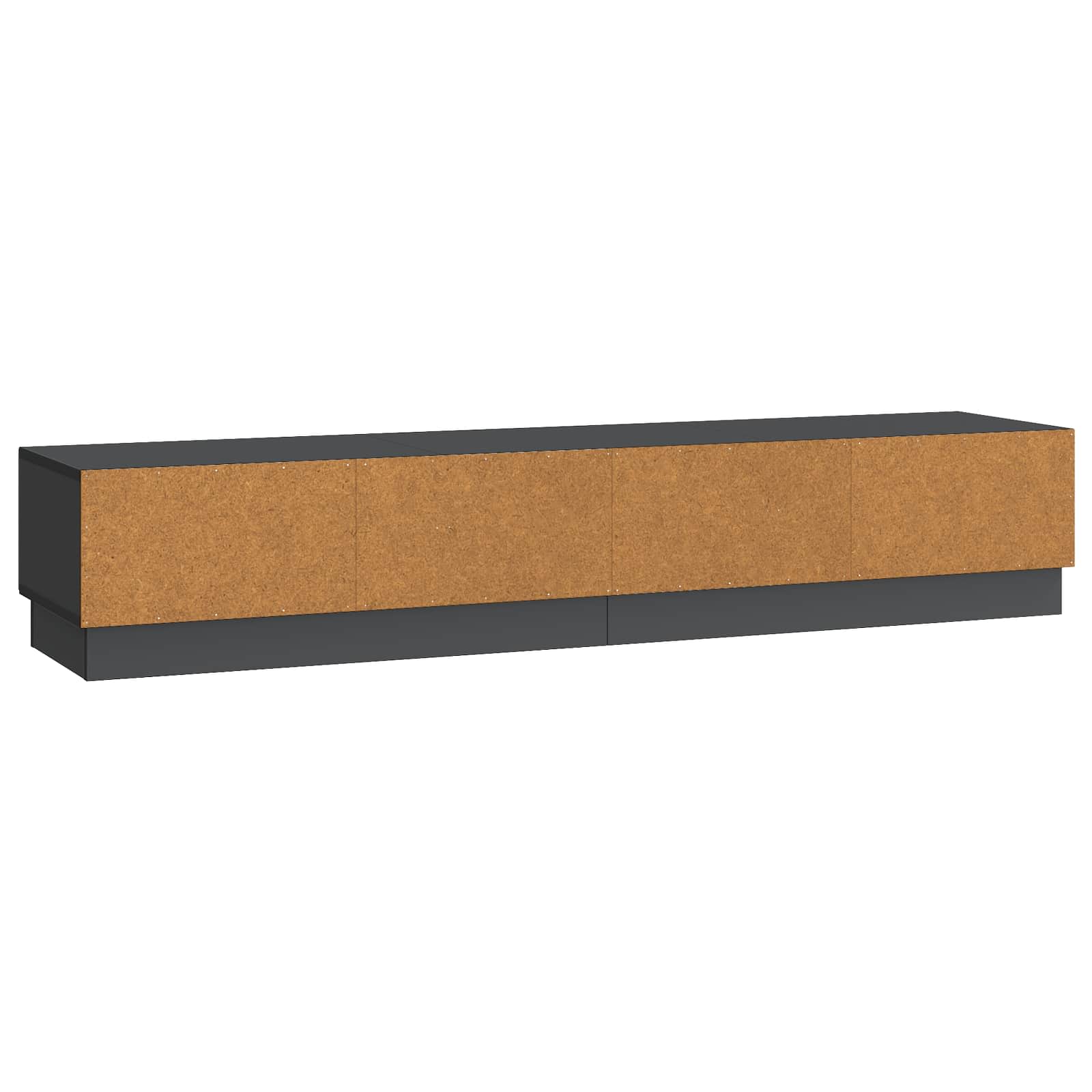 TV-kast met lade Zwart 147 x 34,5 x 27 cm Bewerkt hout is nu te koop bij PeponiXL, paradijselijk wonen!