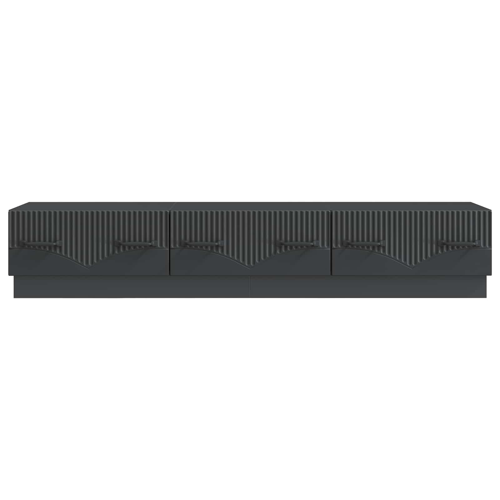 TV-kast met lade Zwart 147 x 34,5 x 27 cm Bewerkt hout is nu te koop bij PeponiXL, paradijselijk wonen!
