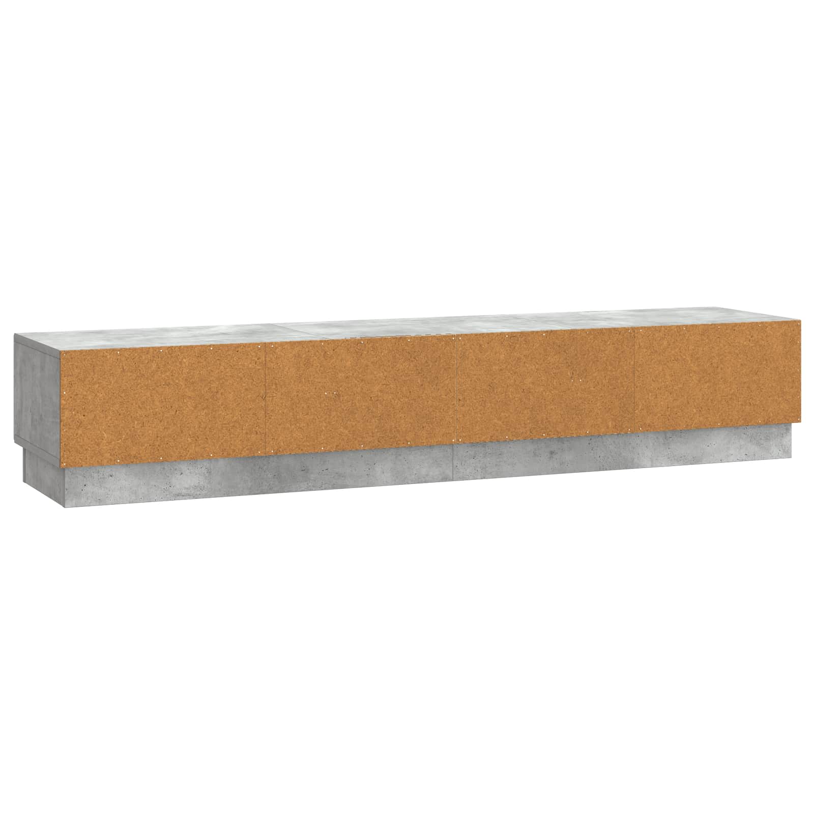 TV-kast met lade Betongrijs 147 x 34,5 x 27 cm Bewerkt hout is nu te koop bij PeponiXL, paradijselijk wonen!