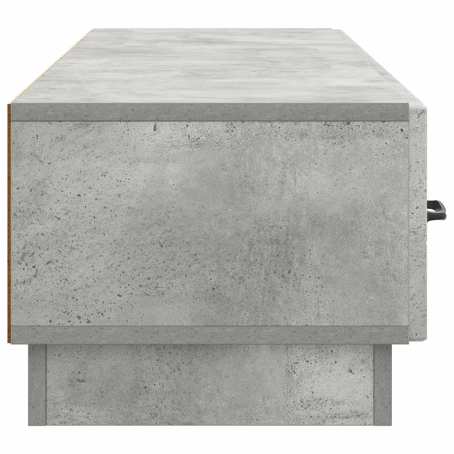 TV-kast met lade Betongrijs 147 x 34,5 x 27 cm Bewerkt hout is nu te koop bij PeponiXL, paradijselijk wonen!