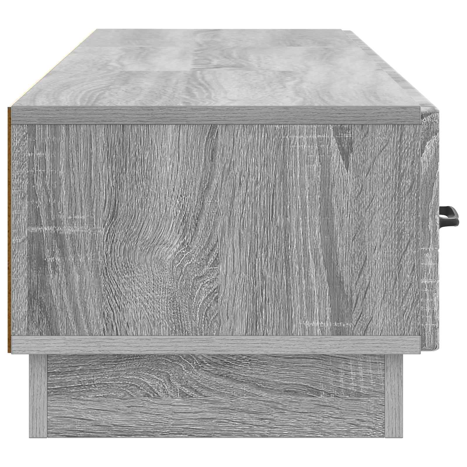 TV-kast met lade Grijs sonoma 147 x 34,5 x 27 cm Bewerkt hout is nu te koop bij PeponiXL, paradijselijk wonen!
