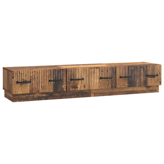TV-kast met lade Oud hout 147 x 34,5 x 27 cm Bewerkt hout is nu te koop bij PeponiXL, paradijselijk wonen!
