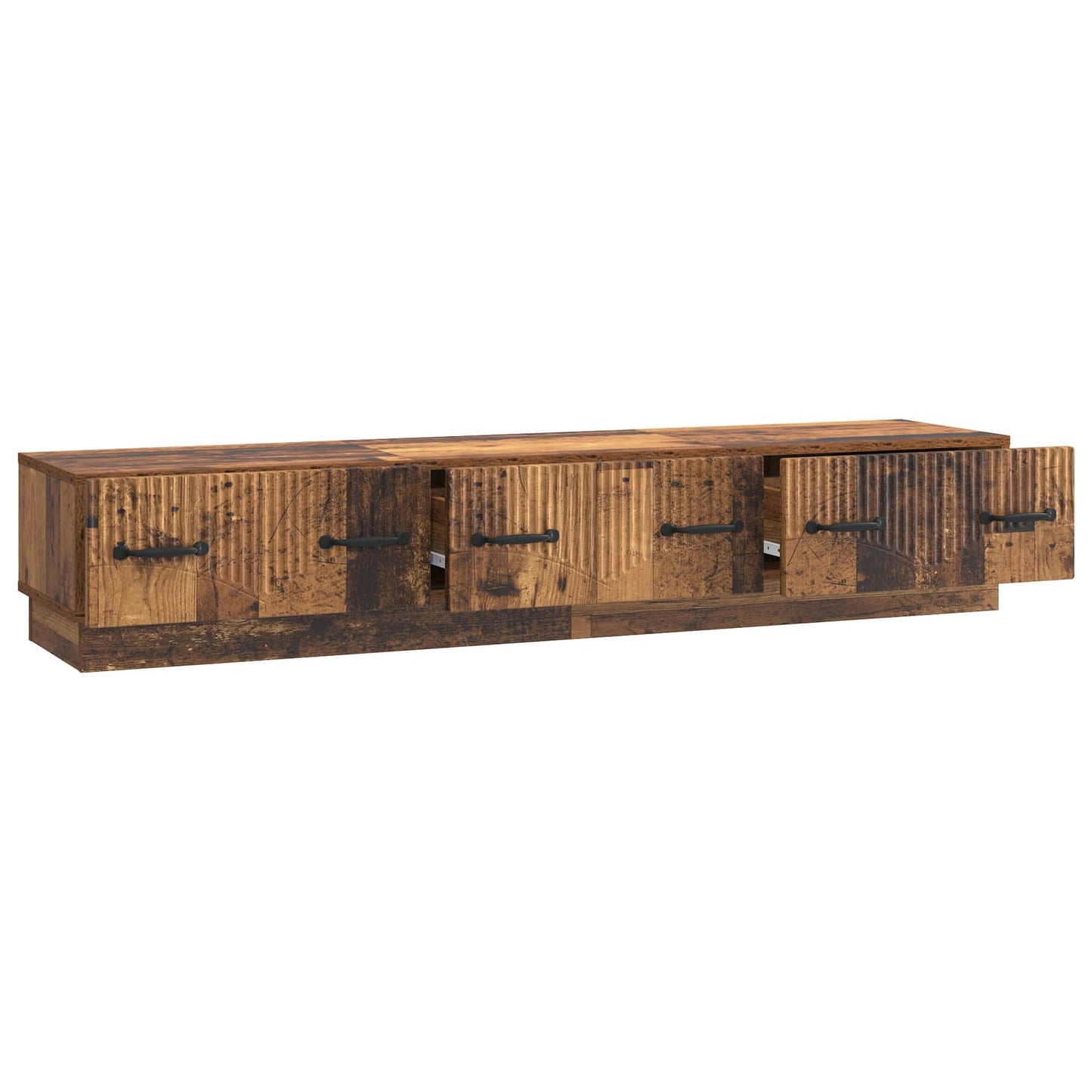 TV-kast met lade Oud hout 147 x 34,5 x 27 cm Bewerkt hout is nu te koop bij PeponiXL, paradijselijk wonen!