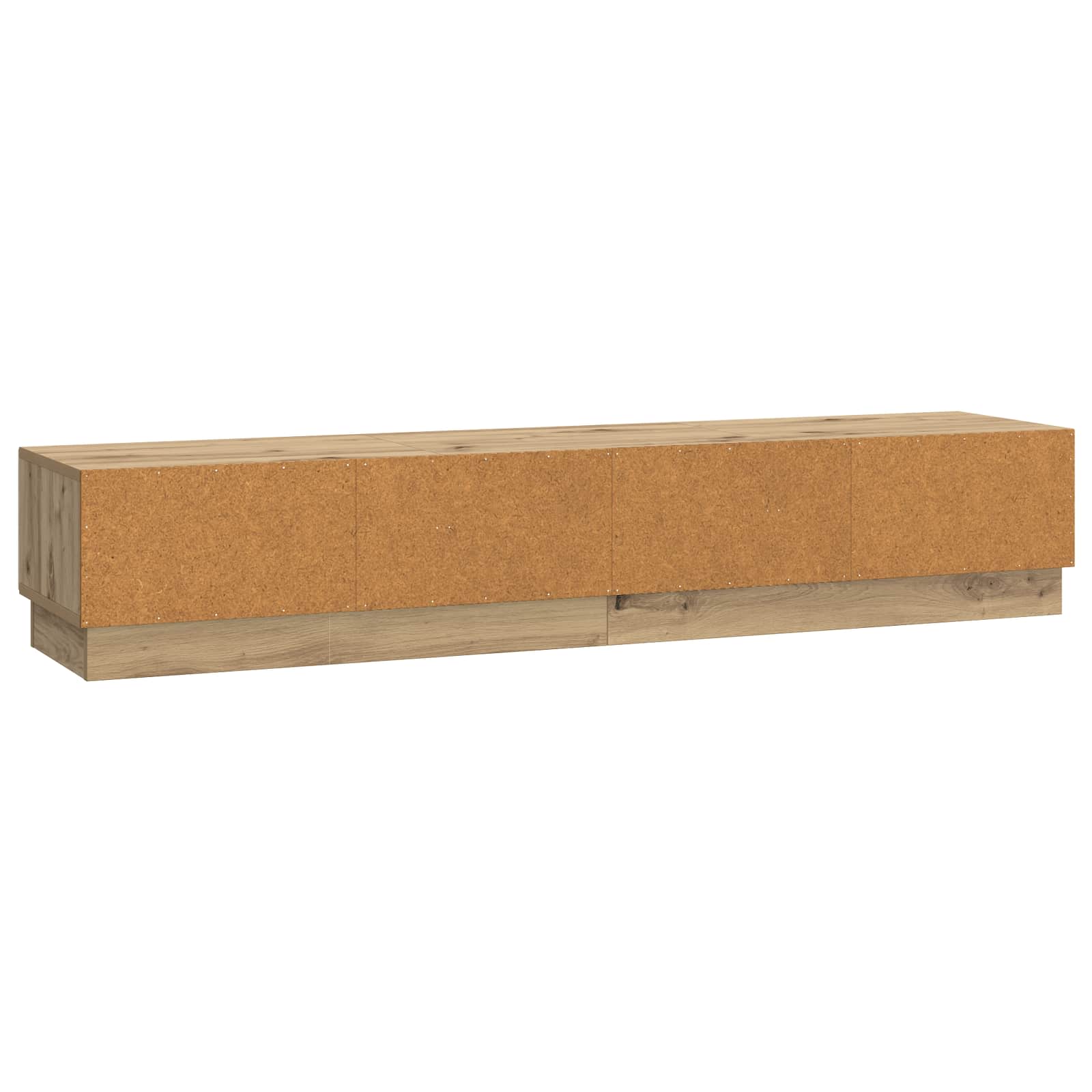 TV-kast Artisanaal eiken 147 x 34,5 x 27 cm Bewerkt hout is nu te koop bij PeponiXL, paradijselijk wonen!