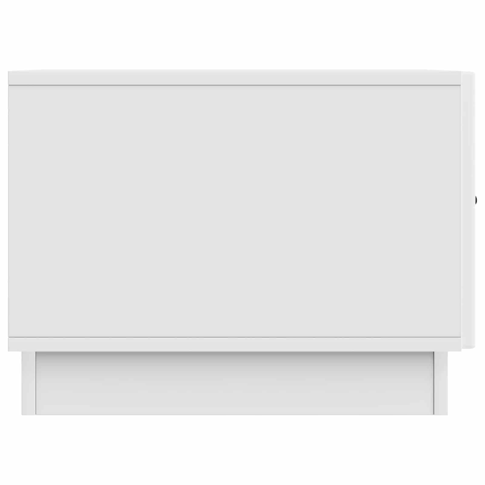 Salontafel met lade Wit 49 x 50 x 37 cm Bewerkt hout is nu te koop bij PeponiXL, paradijselijk wonen!