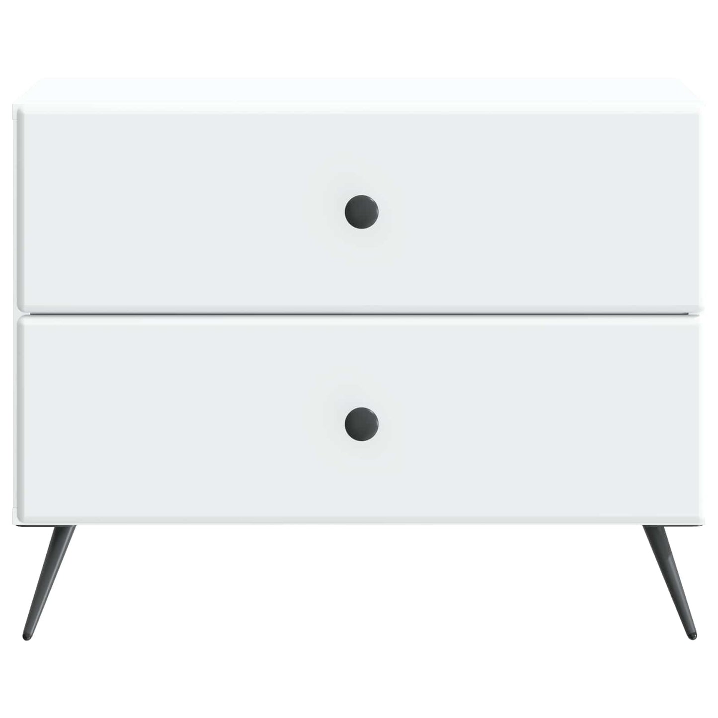 Nachtkastje met lade Wit 62 x 34,5 x 47,5 cm Bewerkt hout is nu te koop bij PeponiXL, paradijselijk wonen!