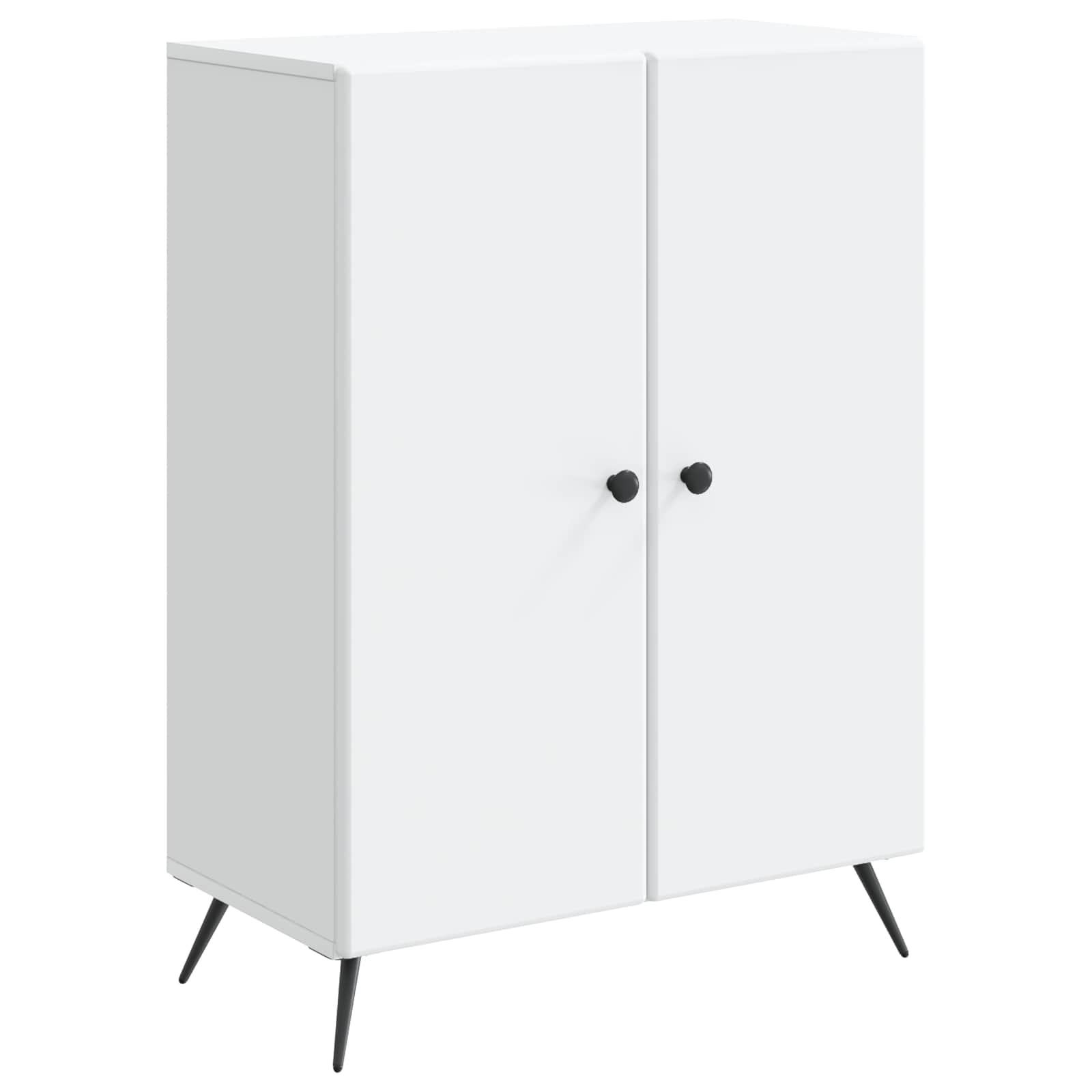 Dressoir Wit 66 x 34,5 x 90 cm Bewerkt hout is nu te koop bij PeponiXL, paradijselijk wonen!