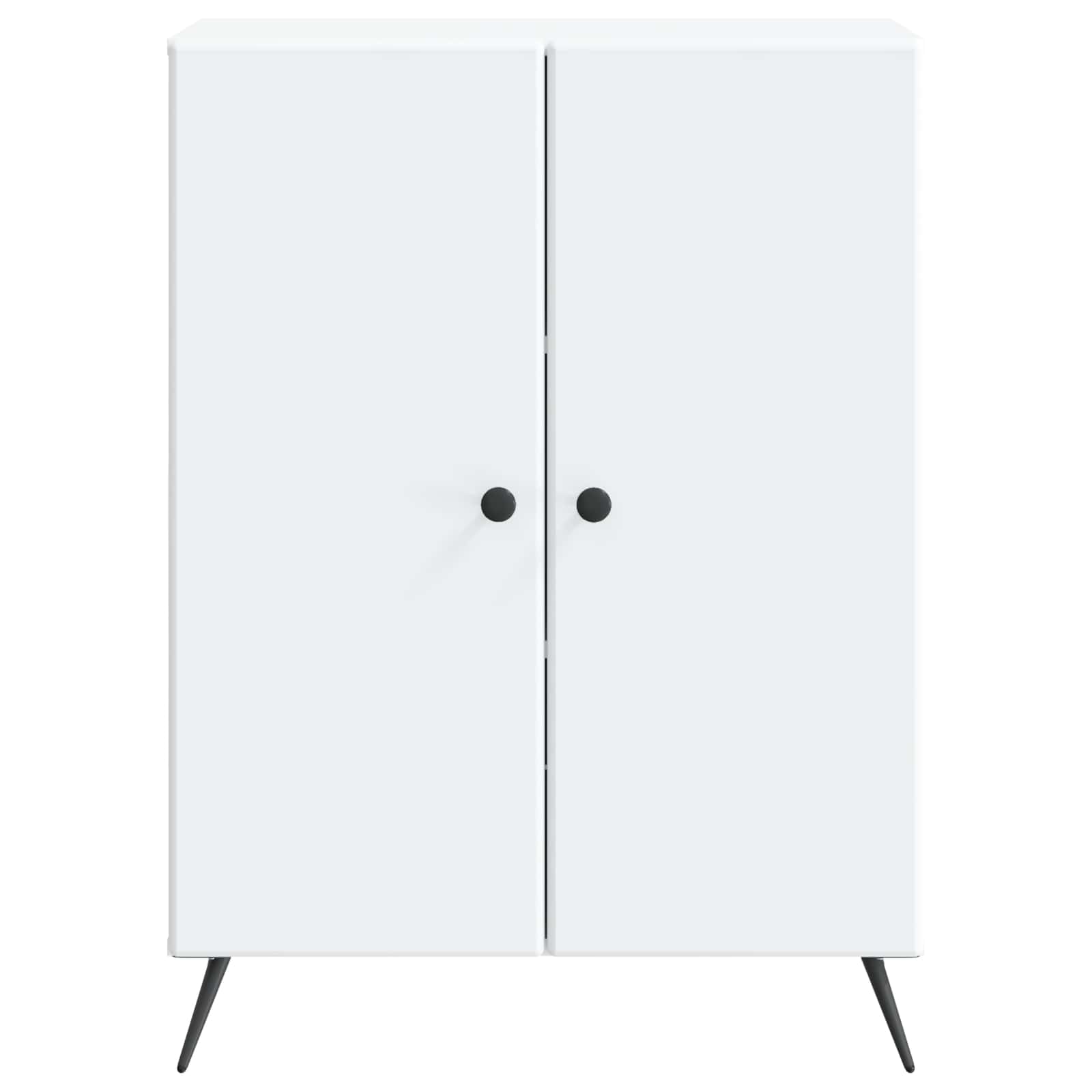 Dressoir Wit 66 x 34,5 x 90 cm Bewerkt hout is nu te koop bij PeponiXL, paradijselijk wonen!