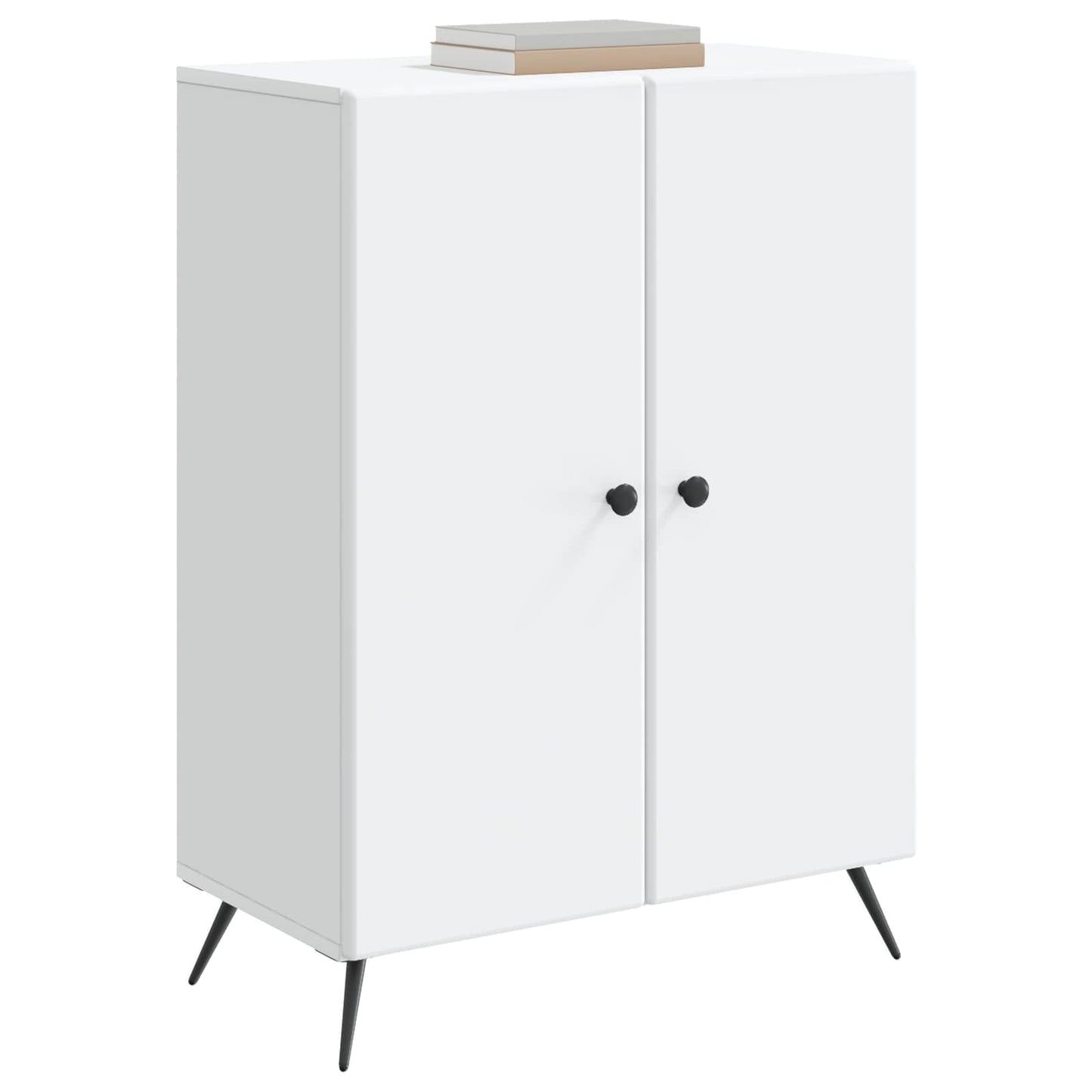 Dressoir Wit 66 x 34,5 x 90 cm Bewerkt hout is nu te koop bij PeponiXL, paradijselijk wonen!