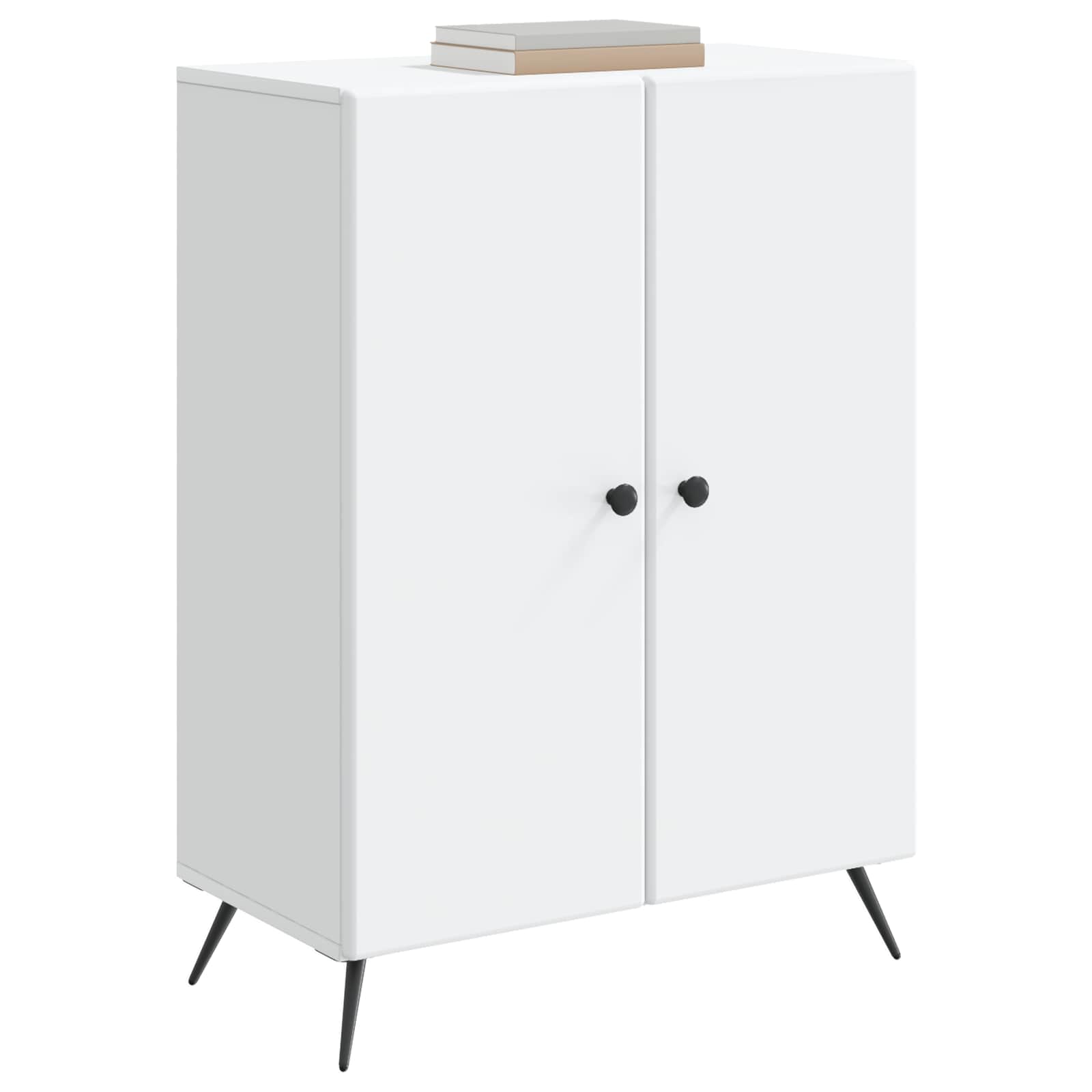 Dressoir Wit 66 x 34,5 x 90 cm Bewerkt hout is nu te koop bij PeponiXL, paradijselijk wonen!
