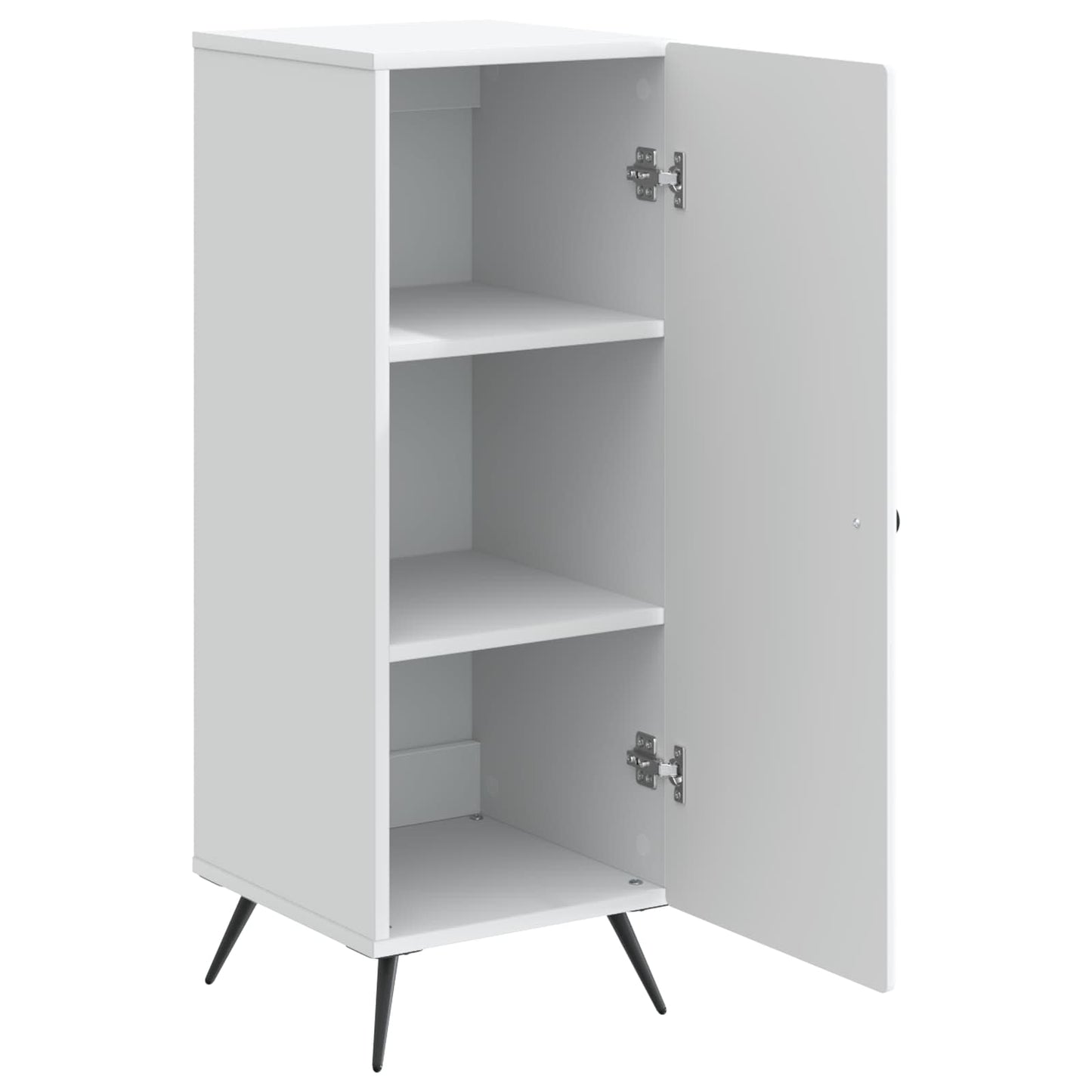 Dressoir Wit 33 x 34,5 x 90 cm Bewerkt hout is nu te koop bij PeponiXL, paradijselijk wonen!