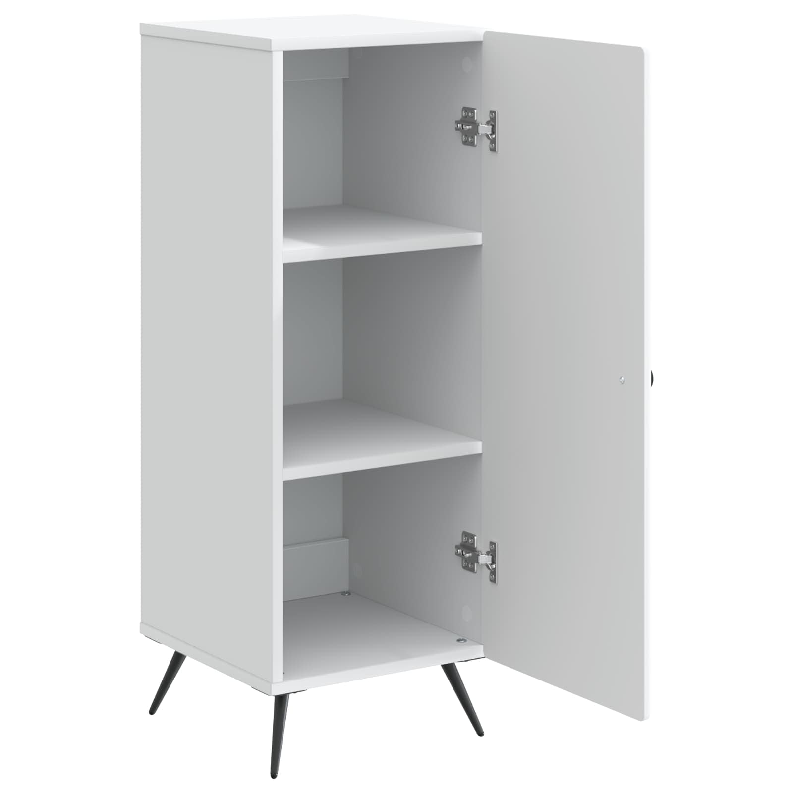 Dressoir Wit 33 x 34,5 x 90 cm Bewerkt hout is nu te koop bij PeponiXL, paradijselijk wonen!