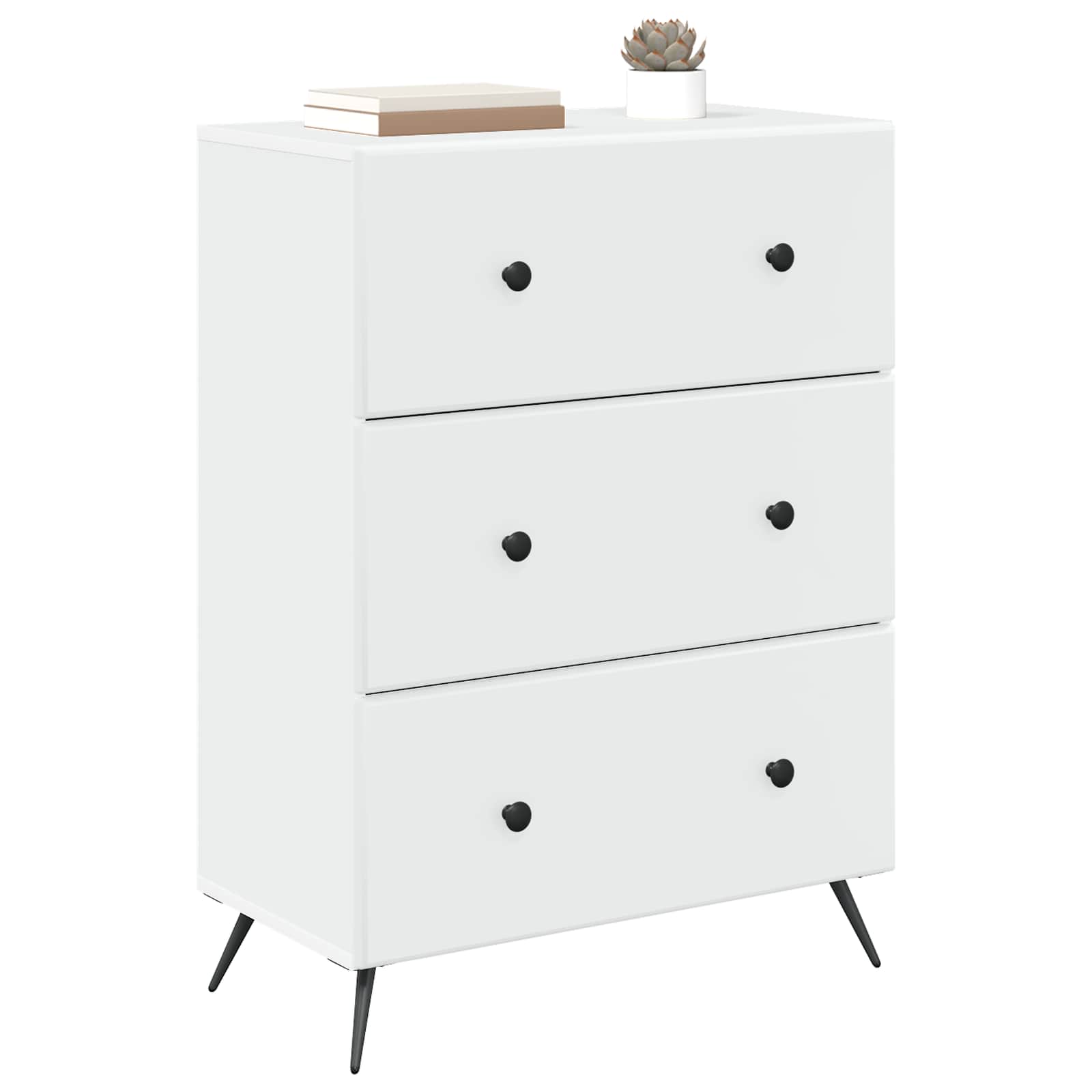 Ladenkast Wit 66 x 34,5 x 90 cm Bewerkt hout is nu te koop bij PeponiXL, paradijselijk wonen!