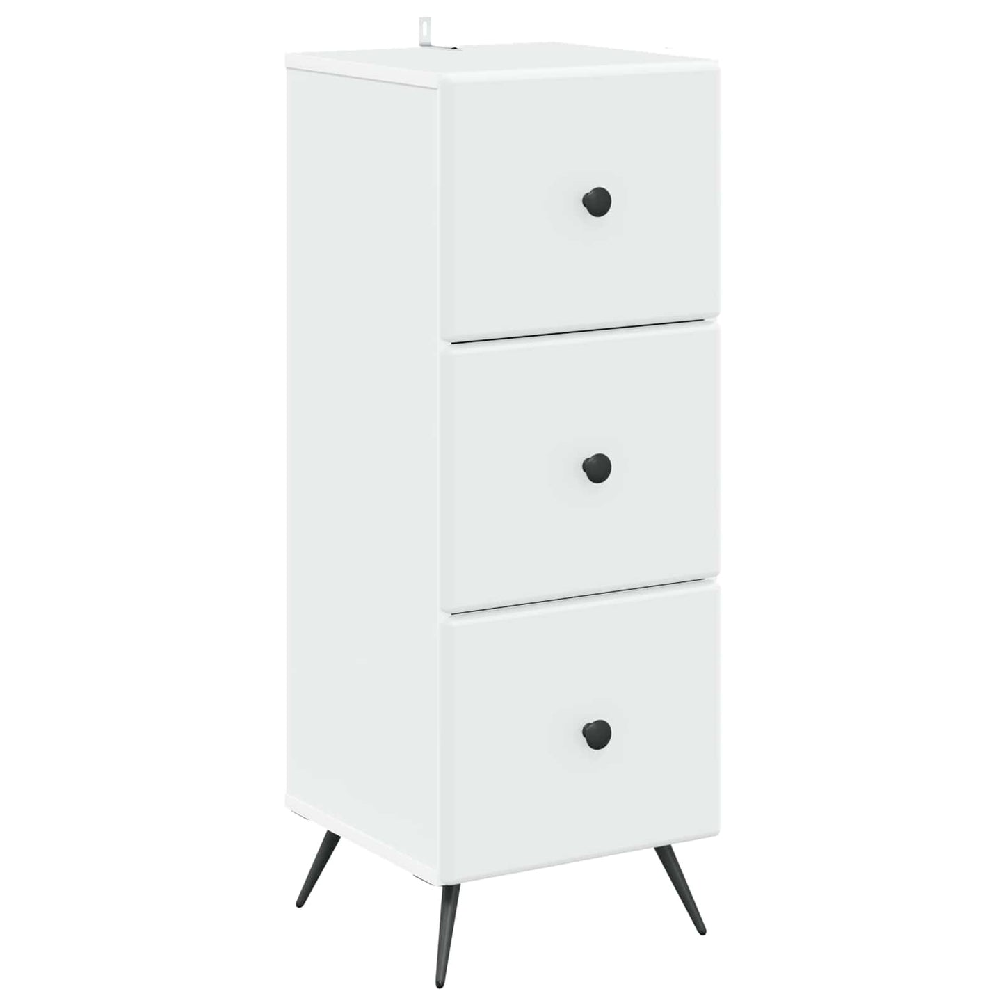 Ladenkast Wit 33 x 34,5 x 90 cm Bewerkt hout is nu te koop bij PeponiXL, paradijselijk wonen!