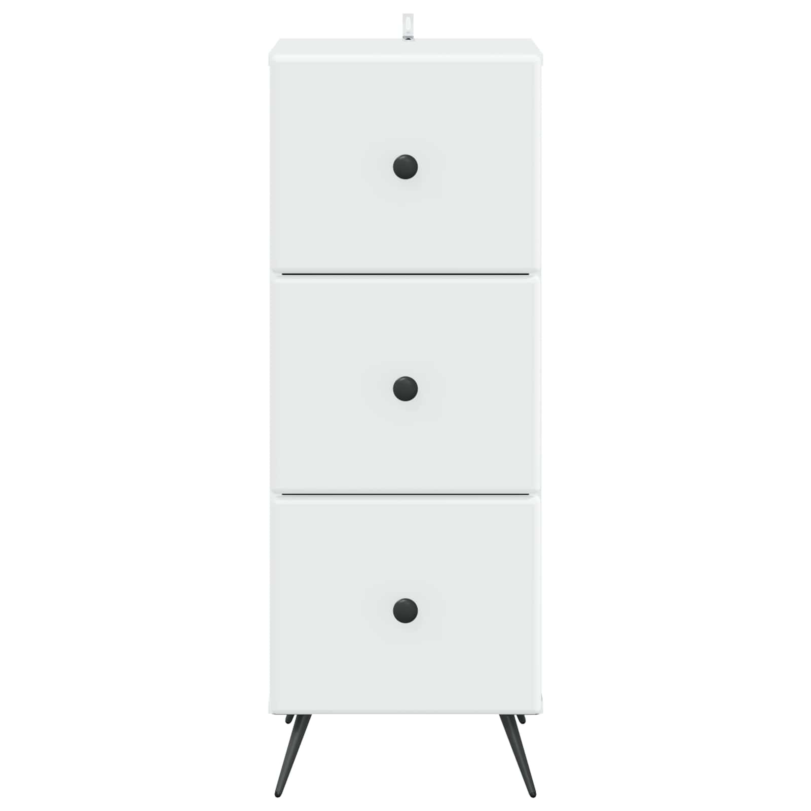 Ladenkast Wit 33 x 34,5 x 90 cm Bewerkt hout is nu te koop bij PeponiXL, paradijselijk wonen!