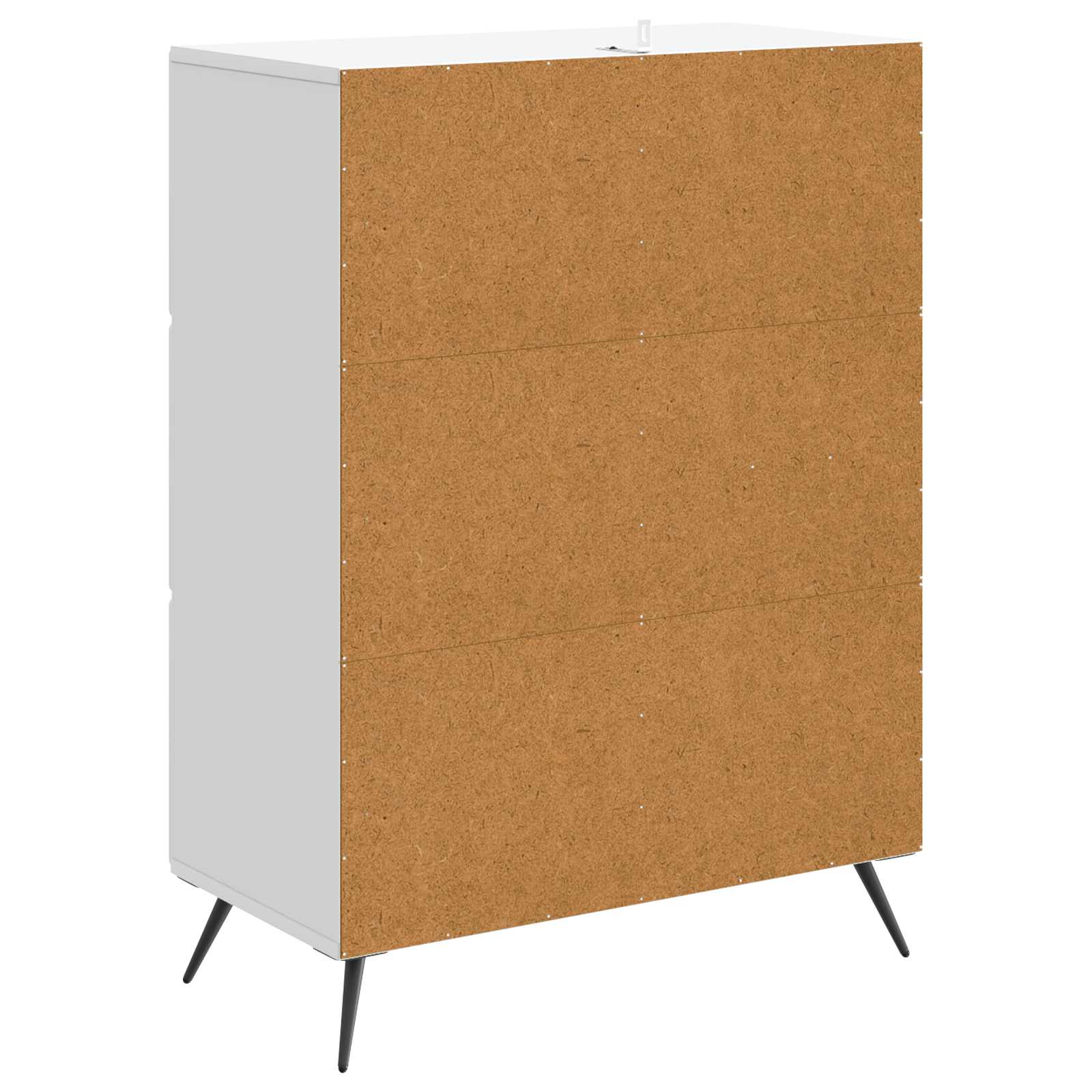Dressoir Wit 66 x 34,5 x 90 cm Bewerkt hout is nu te koop bij PeponiXL, paradijselijk wonen!