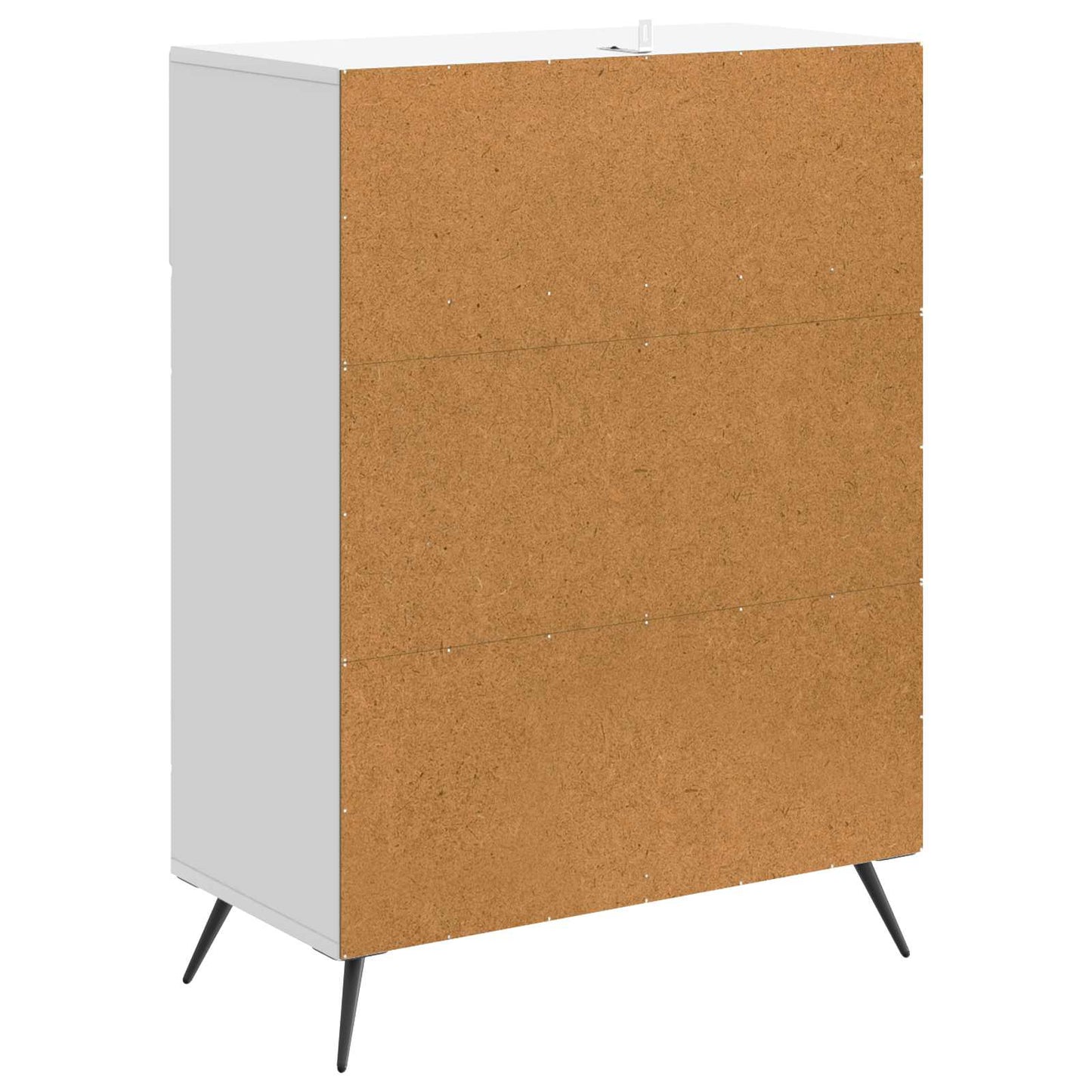 Dressoir Wit 66 x 34,5 x 90 cm Bewerkt hout is nu te koop bij PeponiXL, paradijselijk wonen!
