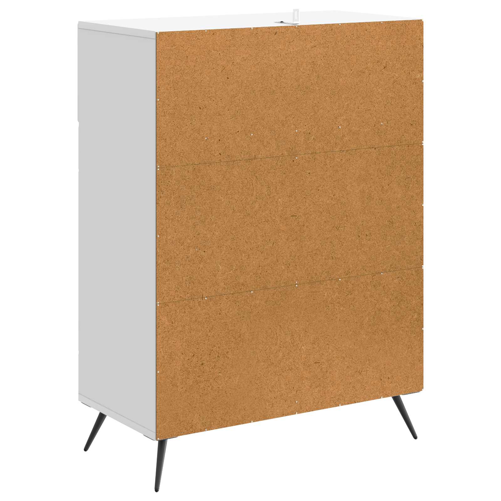 Dressoir Wit 66 x 34,5 x 90 cm Bewerkt hout is nu te koop bij PeponiXL, paradijselijk wonen!