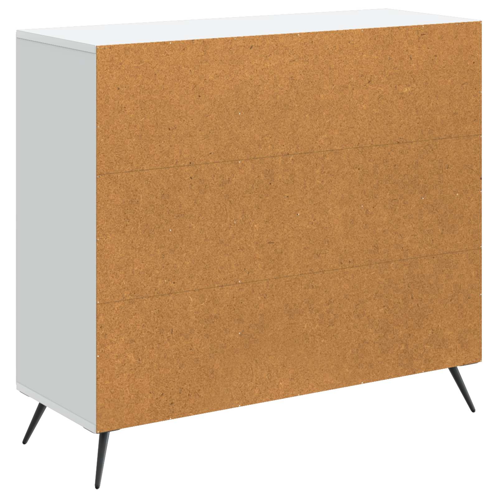 Dressoir Wit 89 x 34,5 x 80 cm Bewerkt hout is nu te koop bij PeponiXL, paradijselijk wonen!