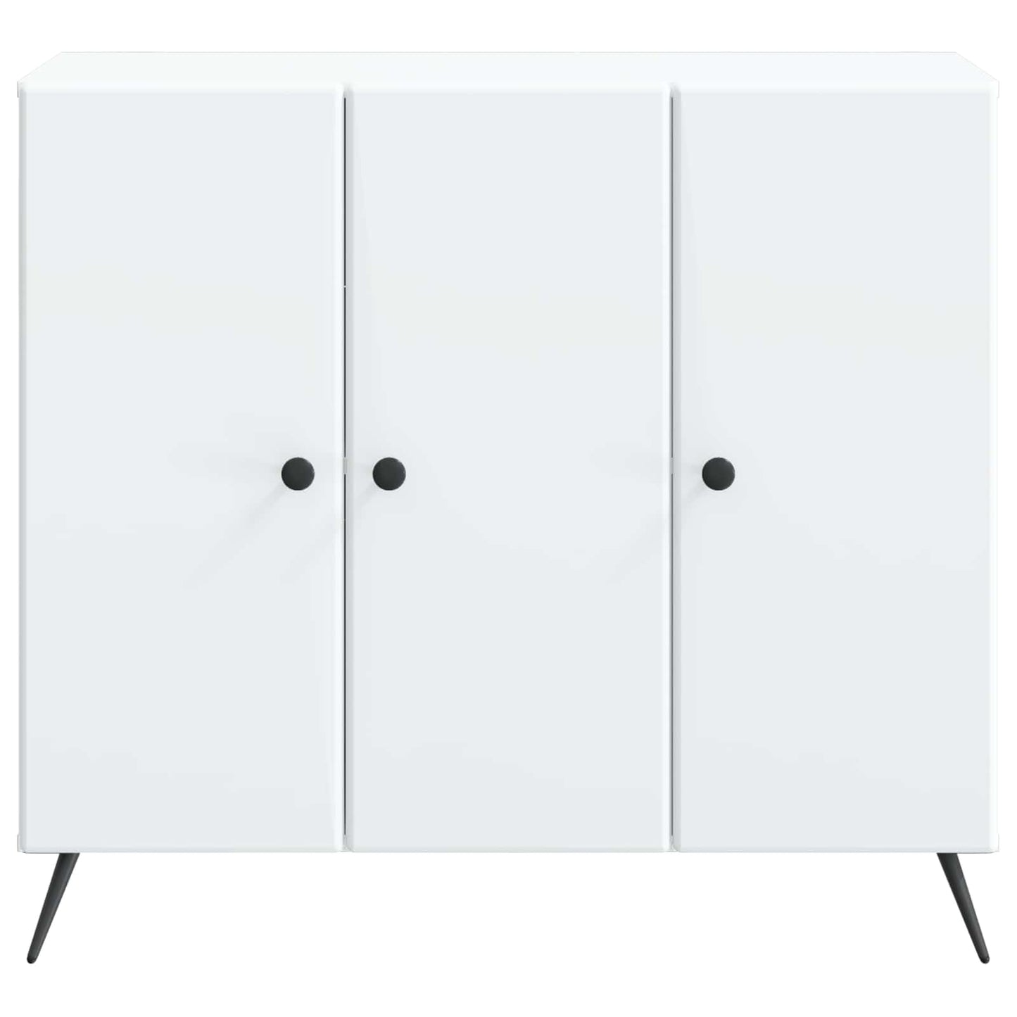 Dressoir Wit 89 x 34,5 x 80 cm Bewerkt hout is nu te koop bij PeponiXL, paradijselijk wonen!