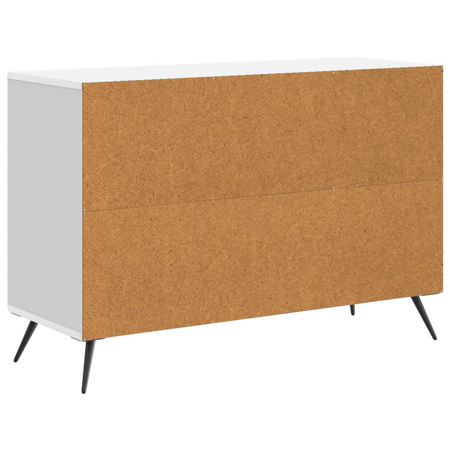 Dressoir Wit 89 x 34,5 x 60 cm Bewerkt hout is nu te koop bij PeponiXL, paradijselijk wonen!