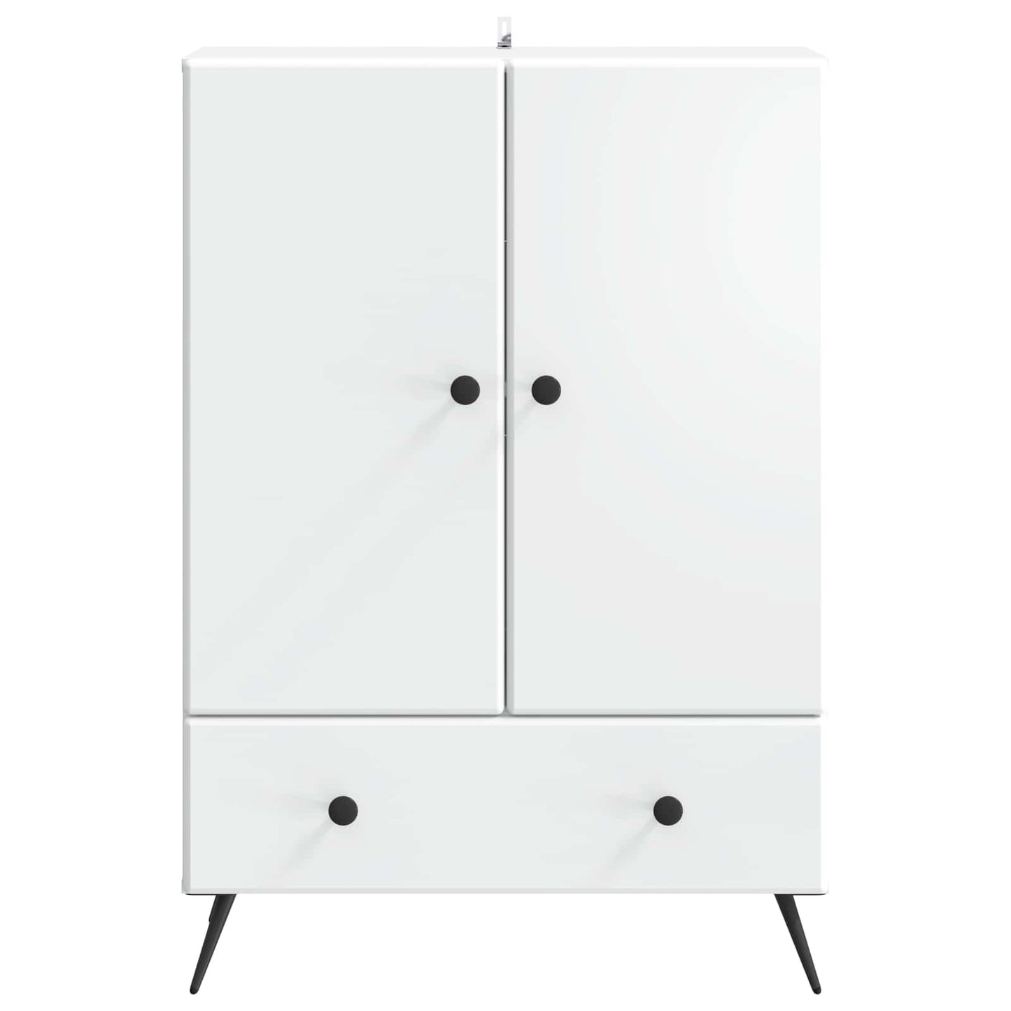 Dressoir Wit 66 x 34,5 x 95 cm Bewerkt hout is nu te koop bij PeponiXL, paradijselijk wonen!