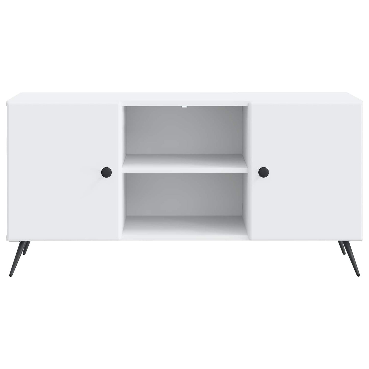 TV-kast Wit 102 x 34,5 x 50 cm Bewerkt hout is nu te koop bij PeponiXL, paradijselijk wonen!