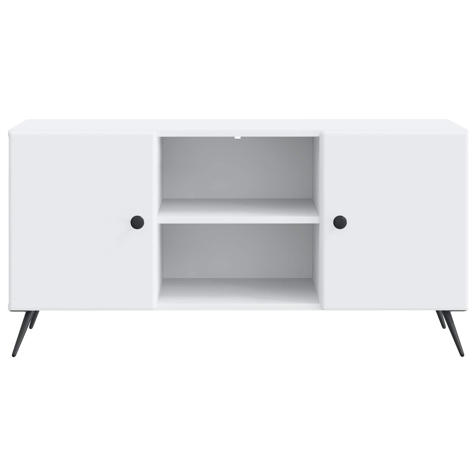 TV-kast Wit 102 x 34,5 x 50 cm Bewerkt hout is nu te koop bij PeponiXL, paradijselijk wonen!