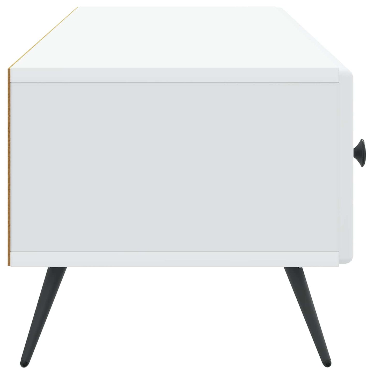 TV-kast met lade Wit 147 x 34,5 x 30 cm Bewerkt hout is nu te koop bij PeponiXL, paradijselijk wonen!