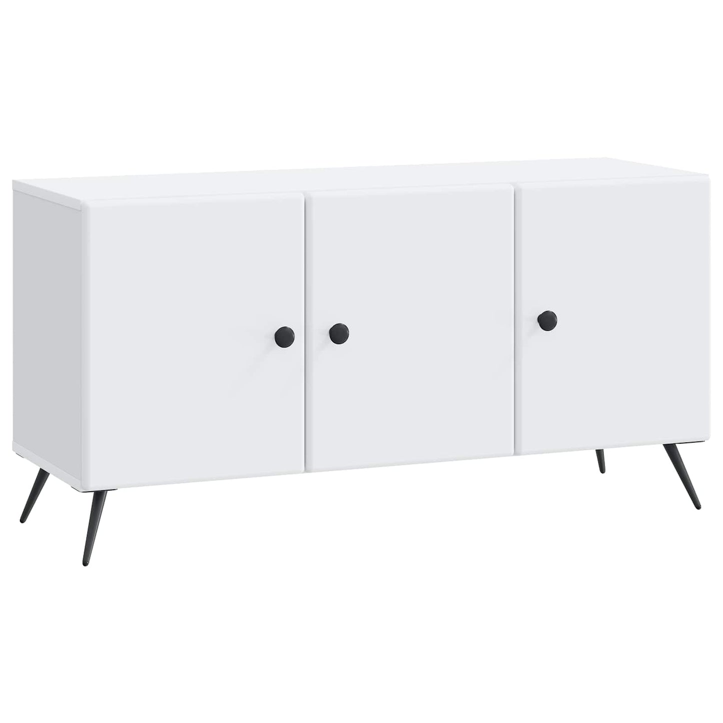 TV-kast Wit 99 x 34,5 x 50 cm Bewerkt hout is nu te koop bij PeponiXL, paradijselijk wonen!