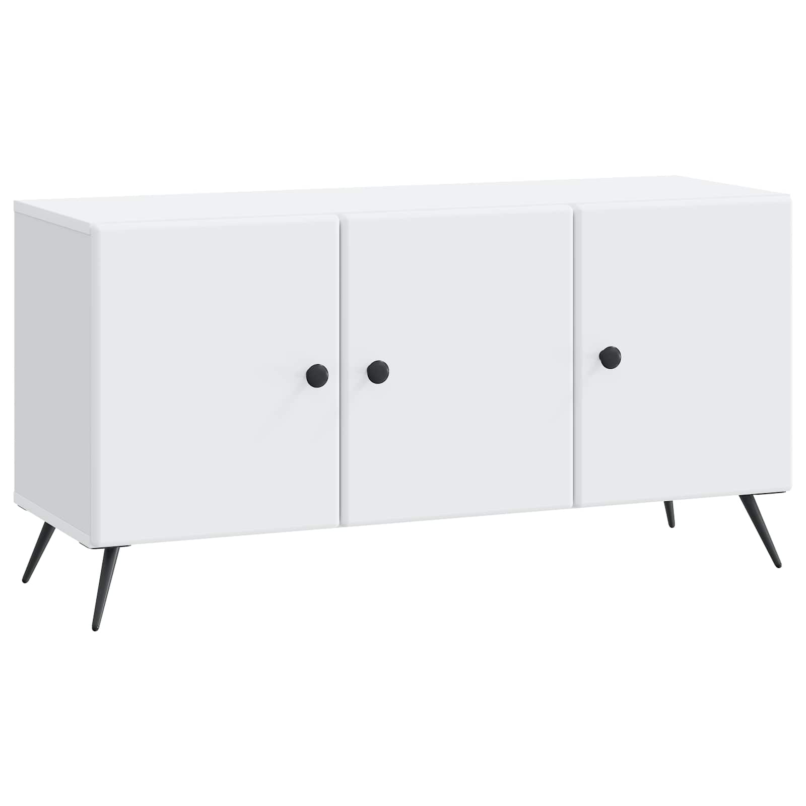 TV-kast Wit 99 x 34,5 x 50 cm Bewerkt hout is nu te koop bij PeponiXL, paradijselijk wonen!