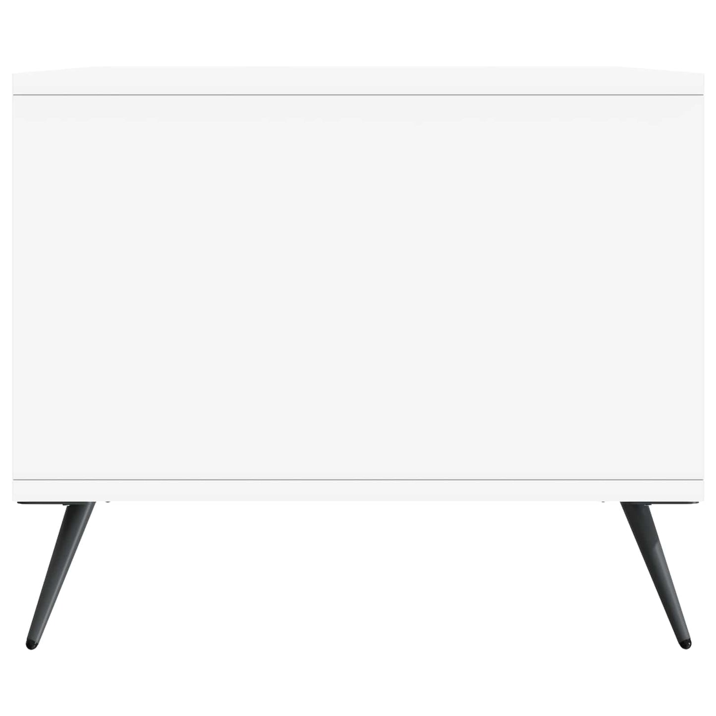 Salontafel Wit 90 x 50 x 40 cm Bewerkt hout is nu te koop bij PeponiXL, paradijselijk wonen!