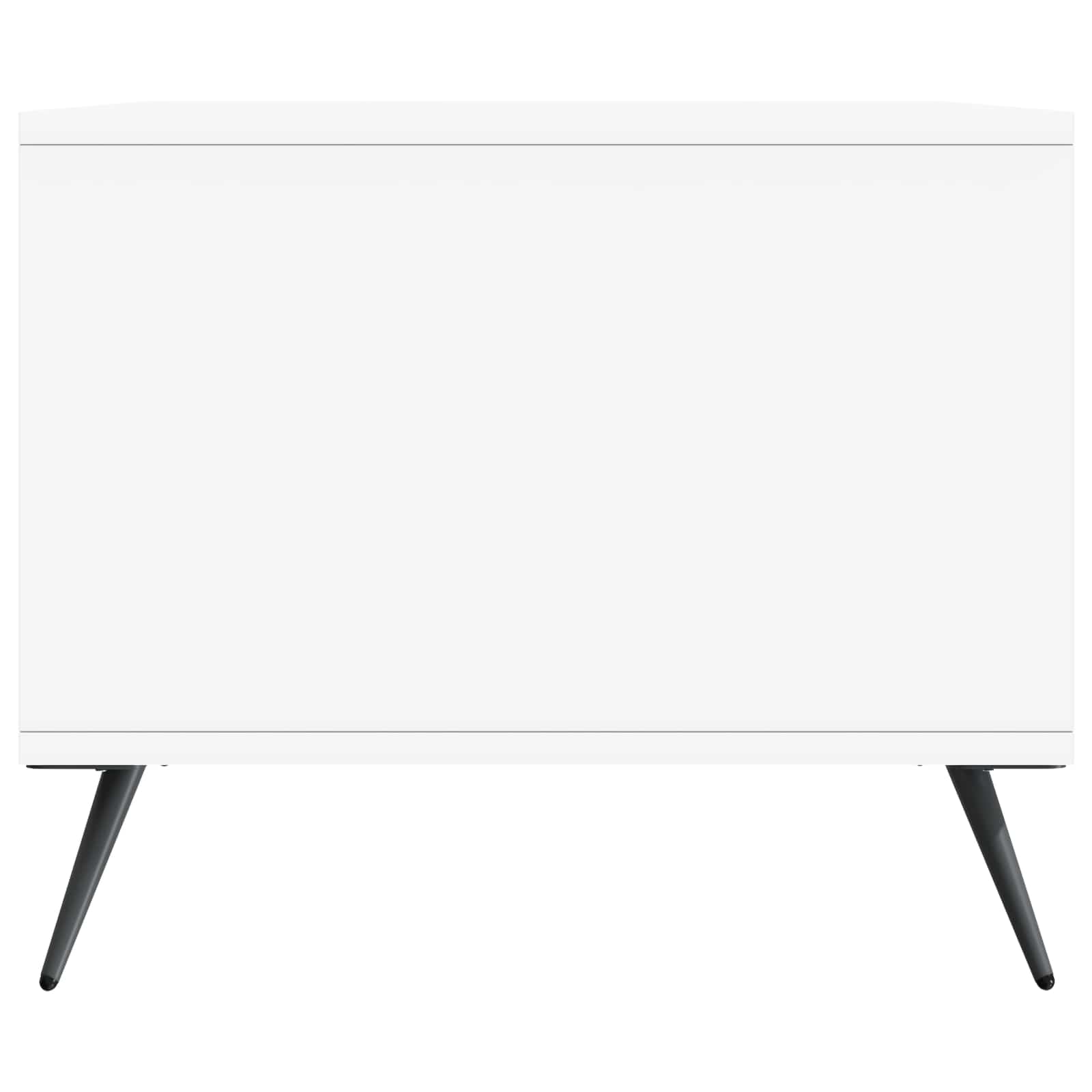 Salontafel Wit 90 x 50 x 40 cm Bewerkt hout is nu te koop bij PeponiXL, paradijselijk wonen!