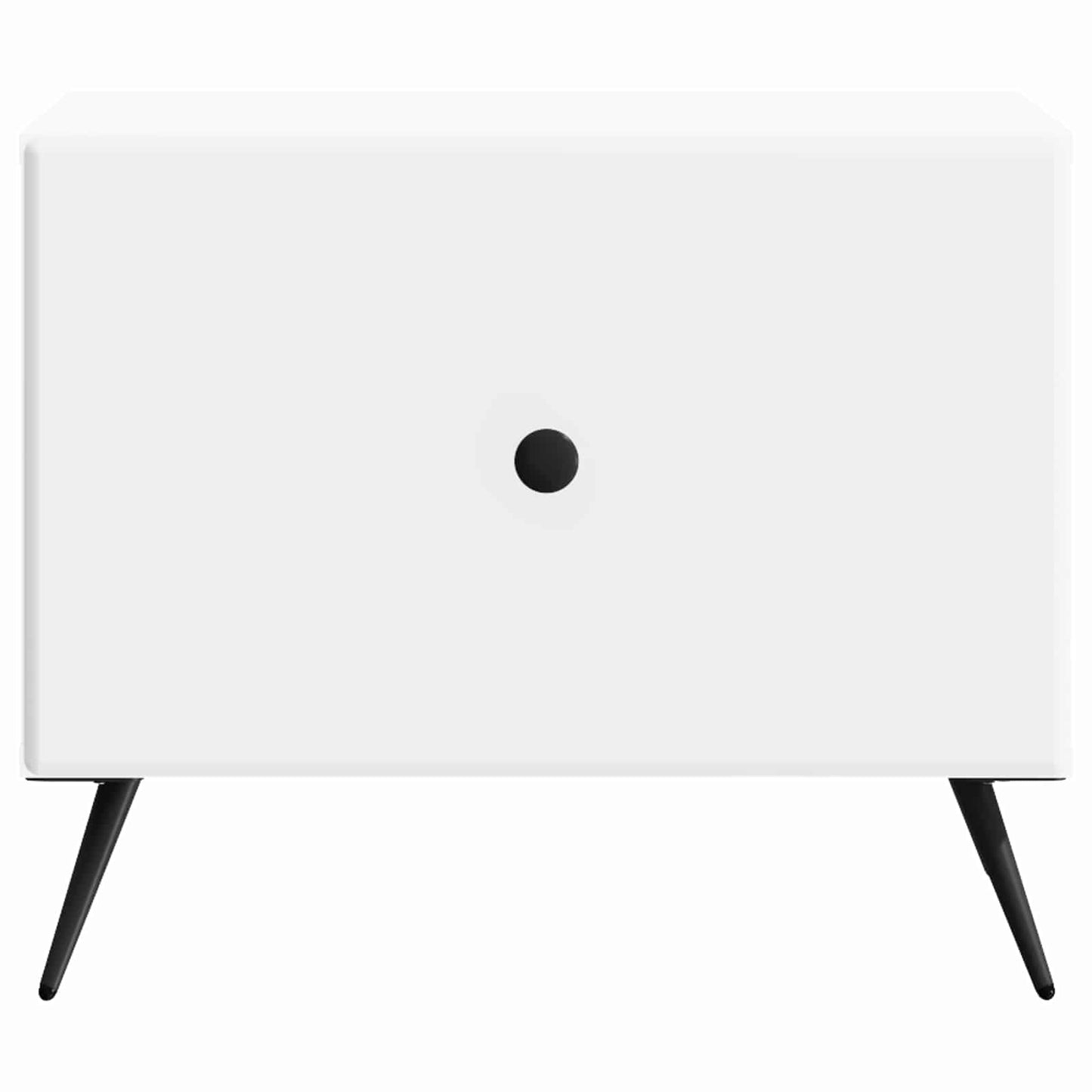 Salontafel met lade Wit 49 x 50 x 40 cm Bewerkt hout is nu te koop bij PeponiXL, paradijselijk wonen!